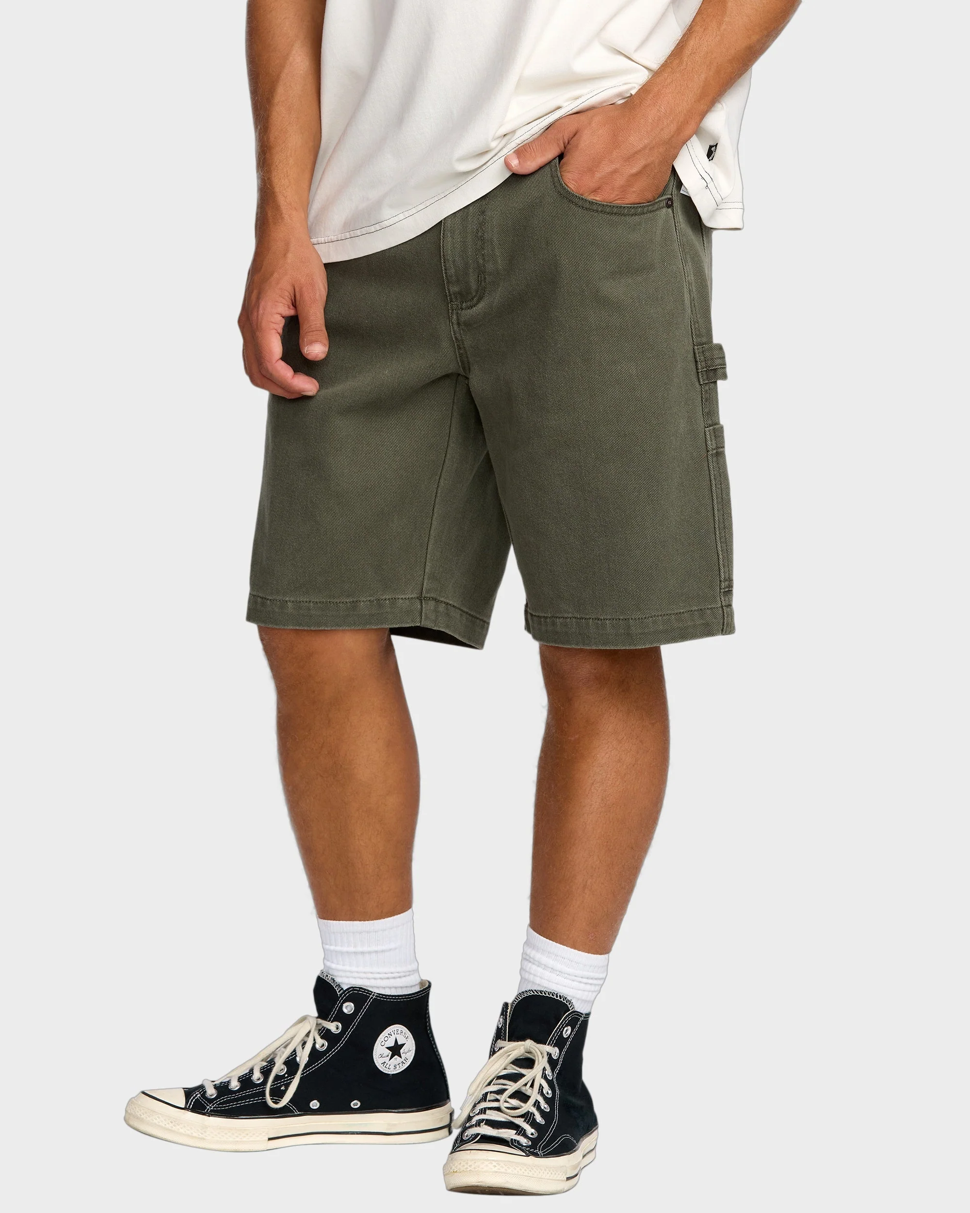 Mens Bad Dog Workwear 20" Shorts - Image 3