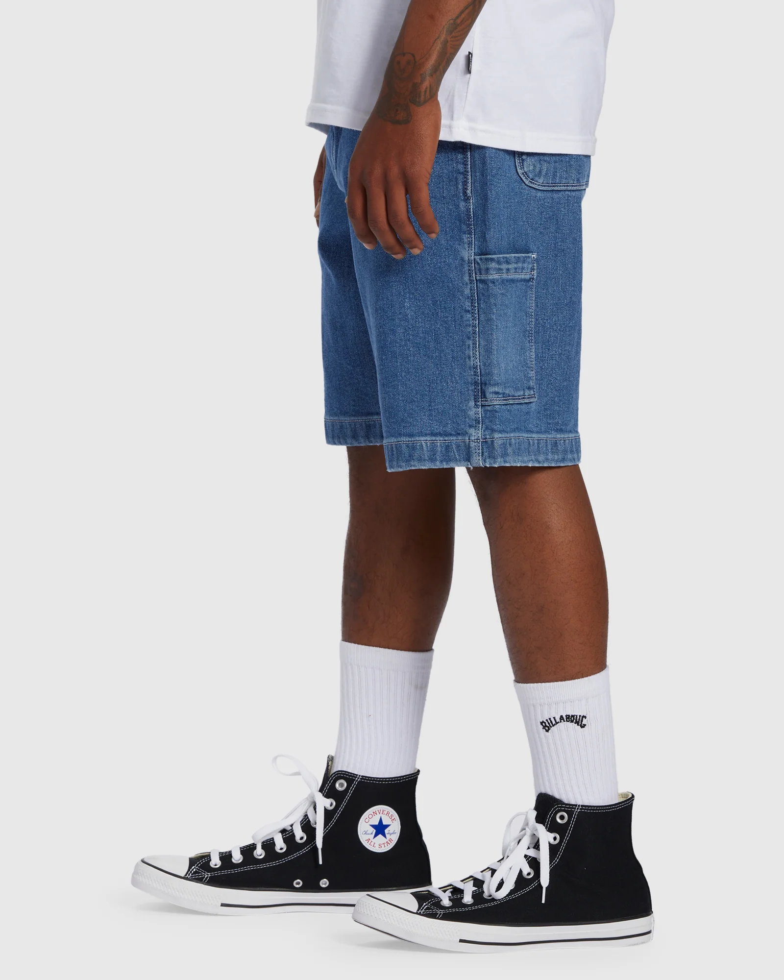 Mens Bad Dog Workwear 21" Shorts - Image 2