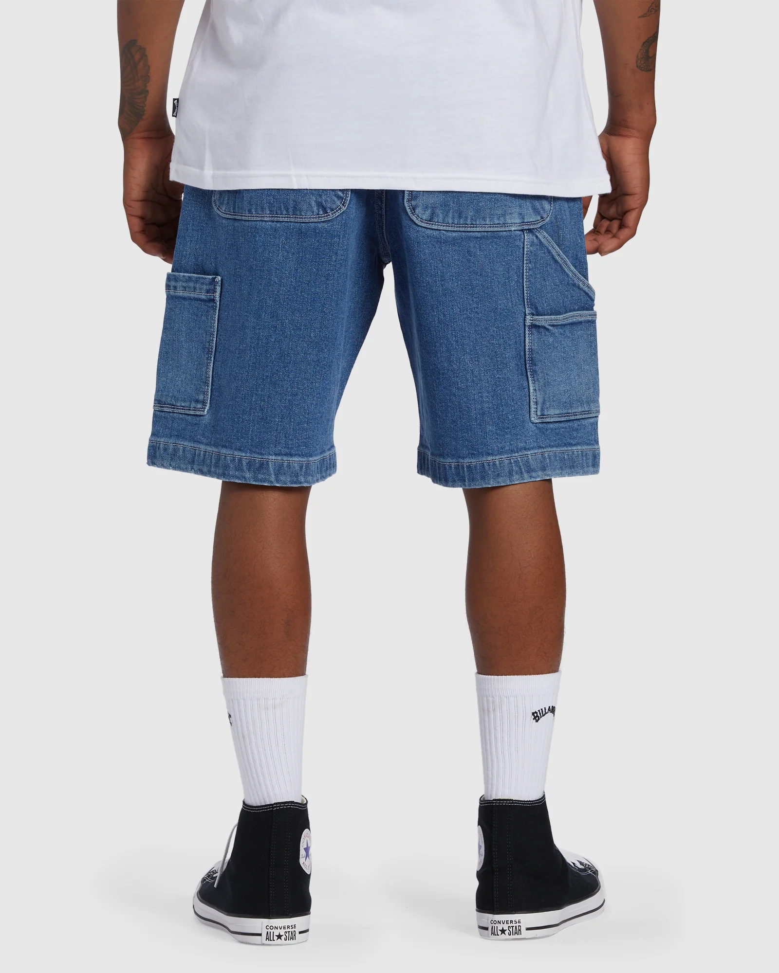 Mens Bad Dog Workwear 21" Shorts - Image 3