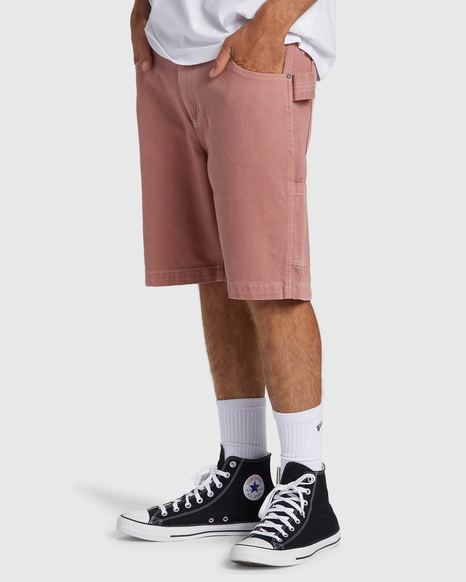 Mens Bad Dog Workwear 21" Shorts - Image 2