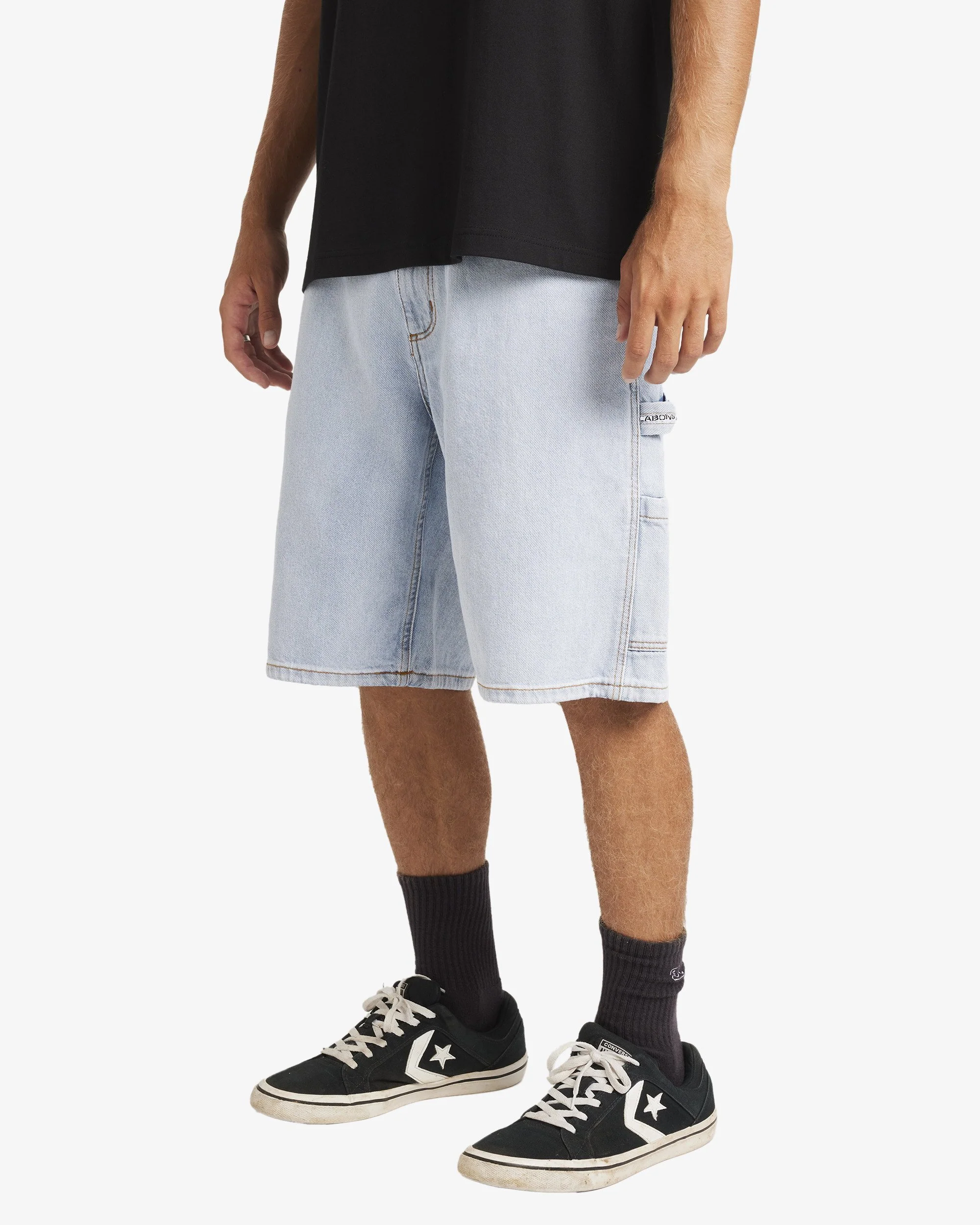 Mens Bad Dog Workwear 21" Shorts - Image 2