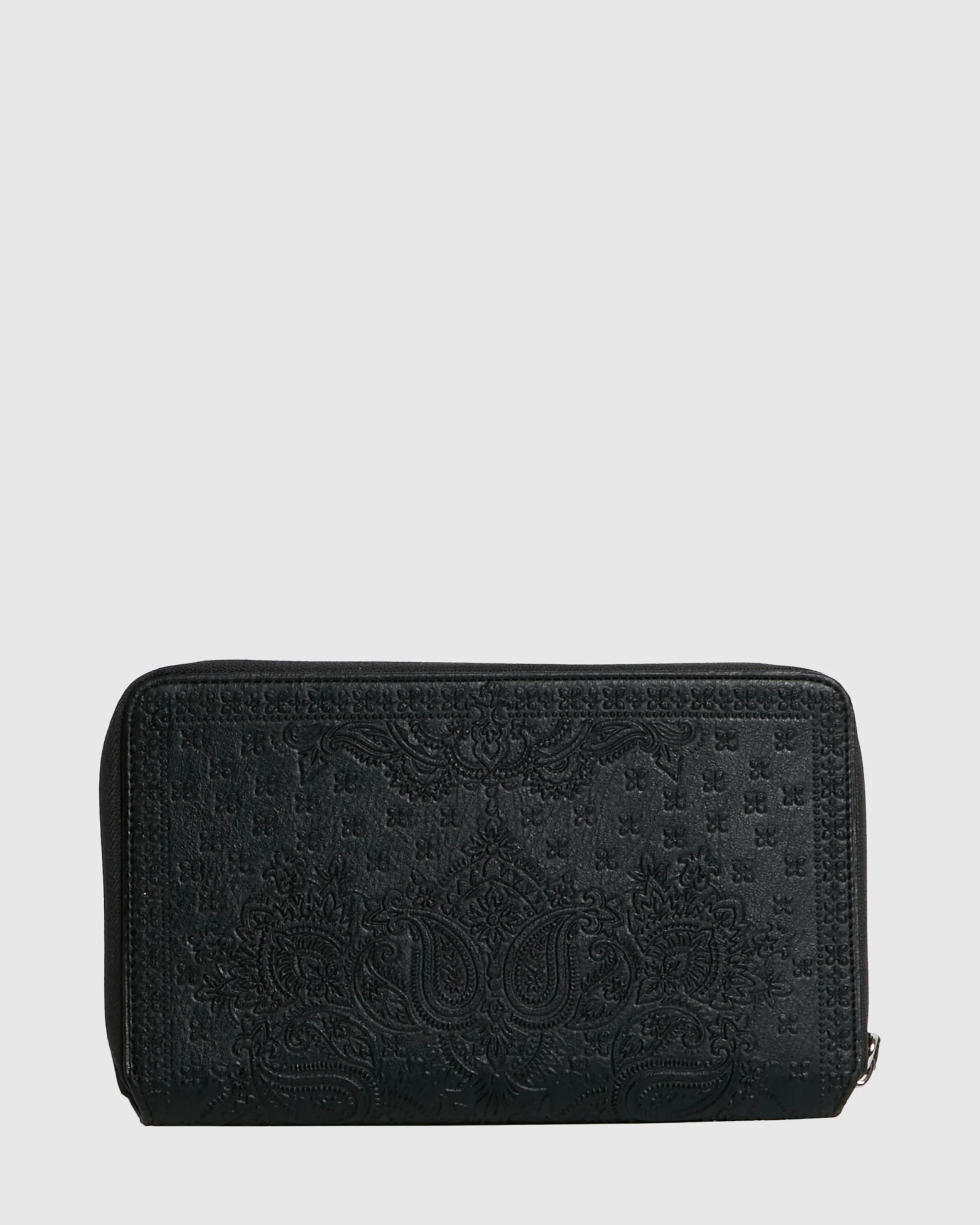 Womens Womens Bandana Mandala Travel Leather Wallet - Image 4