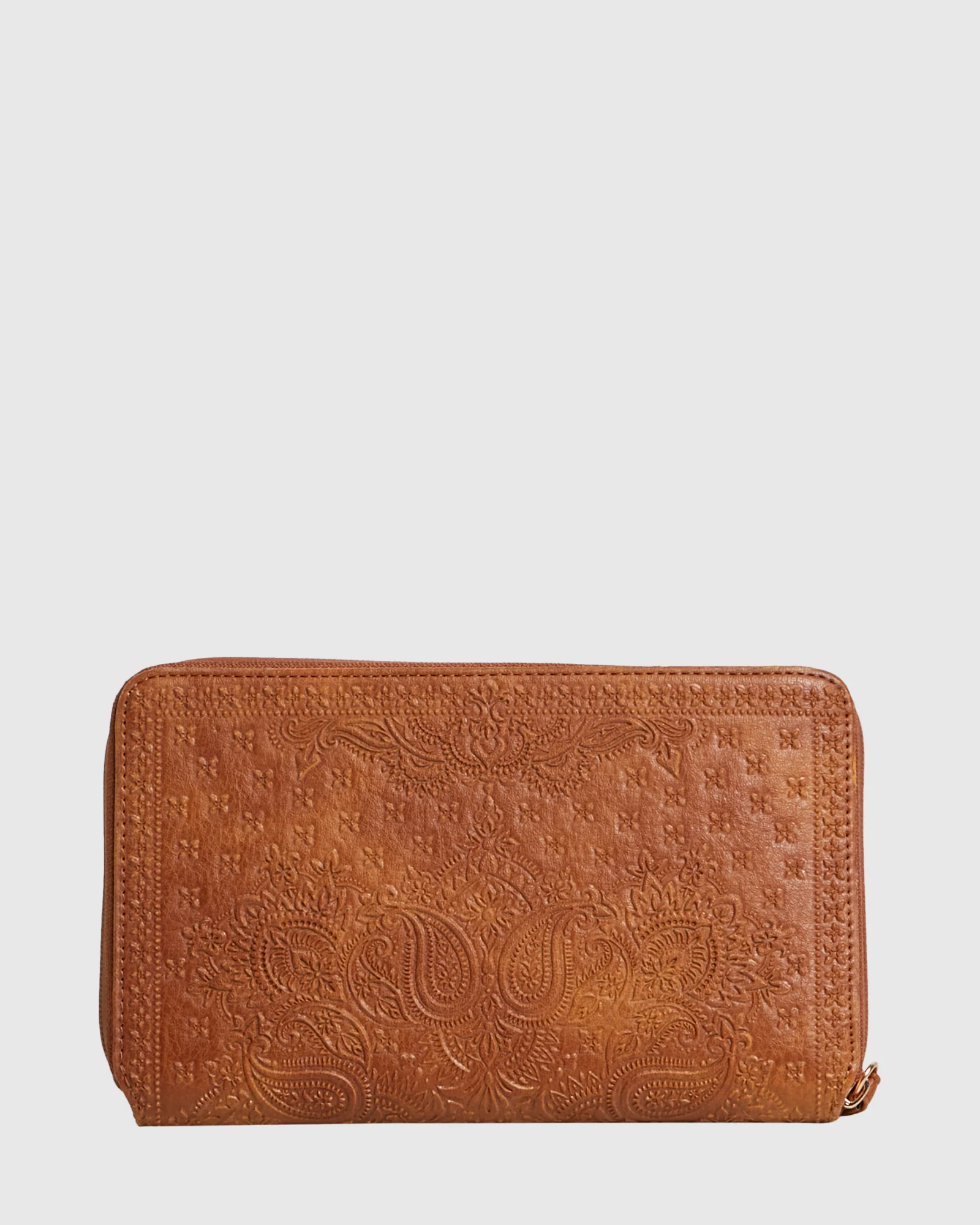 Womens Womens Bandana Mandala Travel Leather Wallet - Image 4