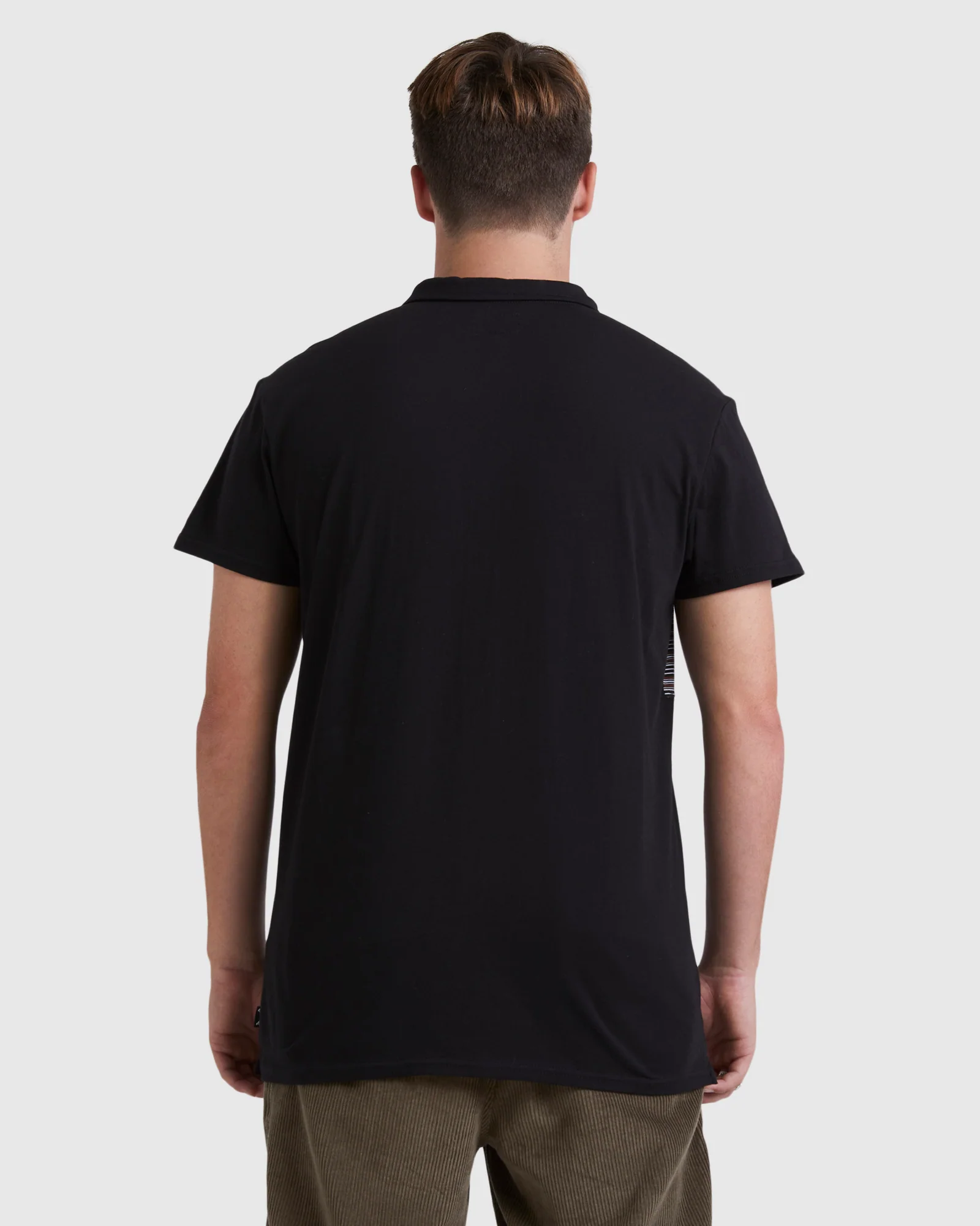 Mens Banded Die Cut Polo Shirt - Image 3
