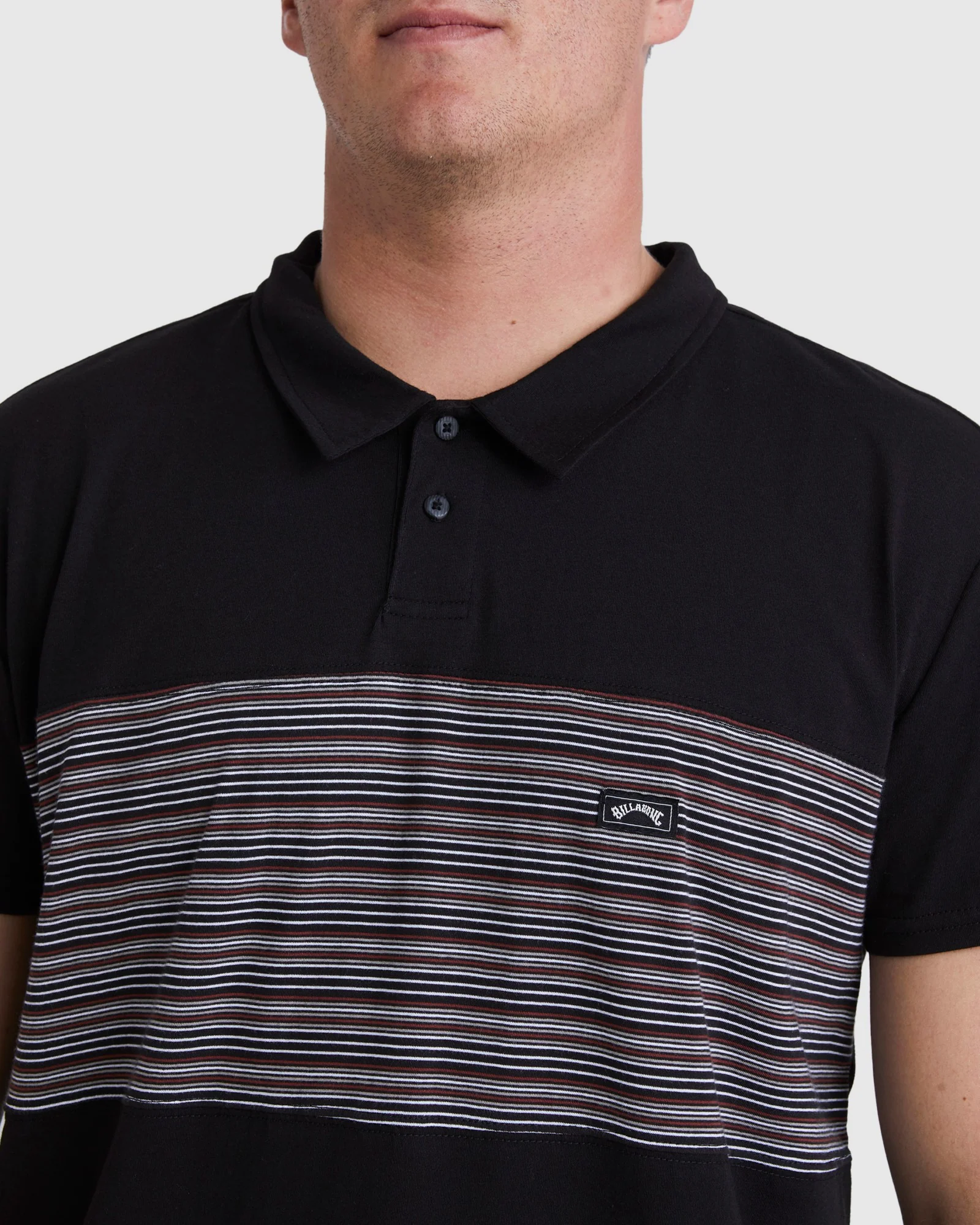Mens Banded Die Cut Polo Shirt - Image 4
