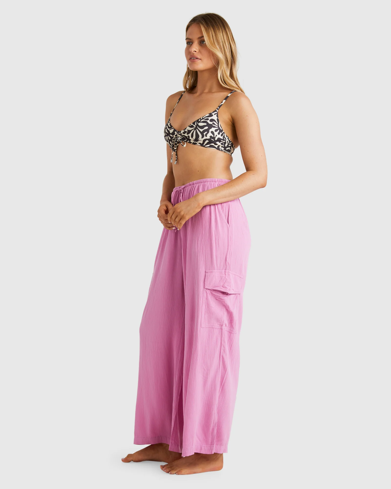 Womens Beach Babe Cargo Pants - Image 2