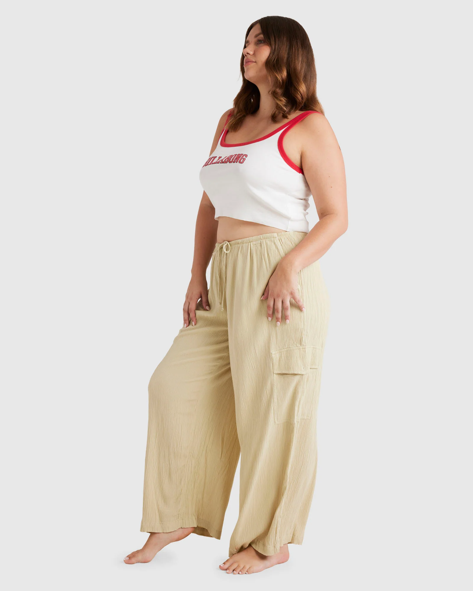 Womens Beach Babe Cargo Pants - Image 2