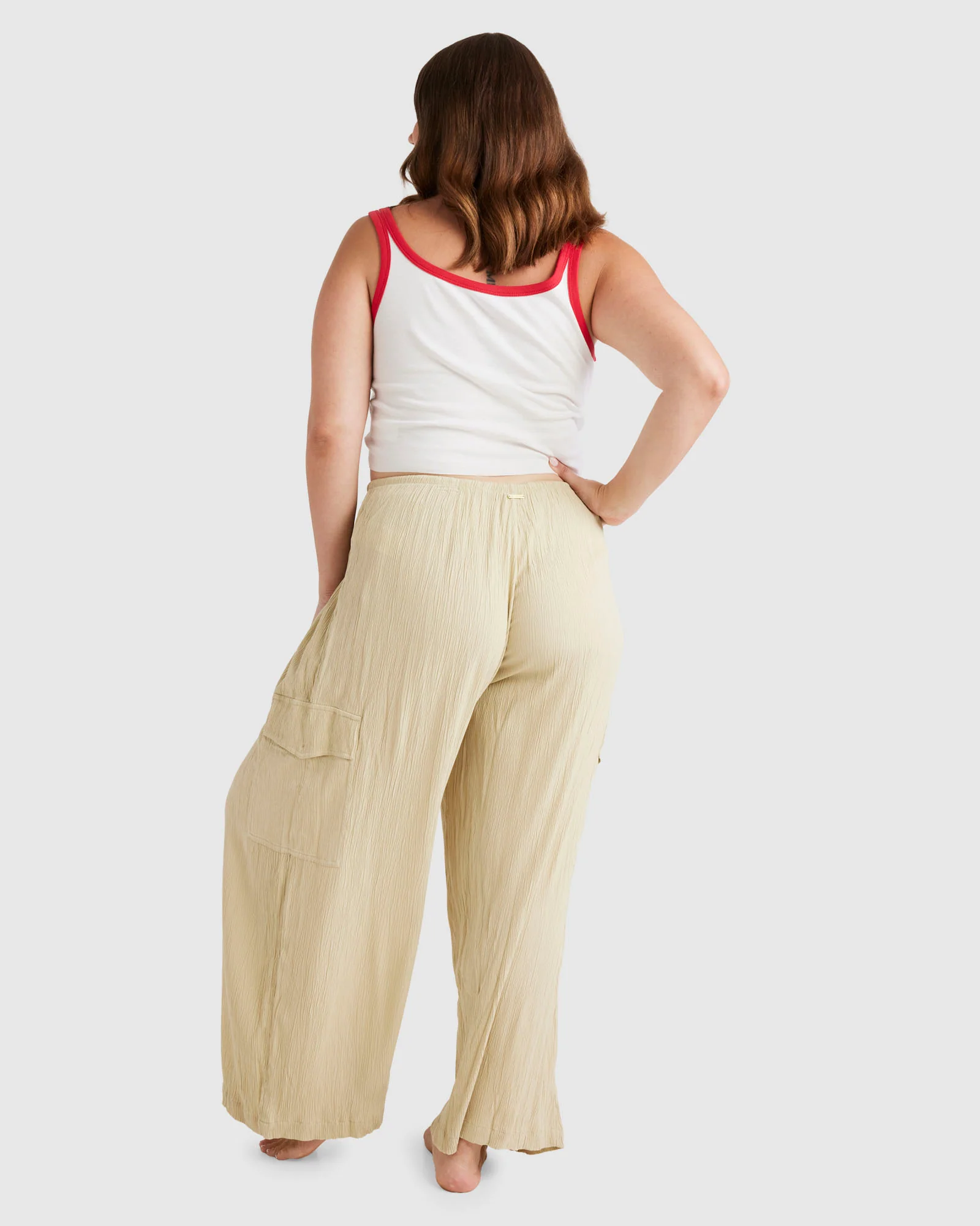Womens Beach Babe Cargo Pants - Image 3