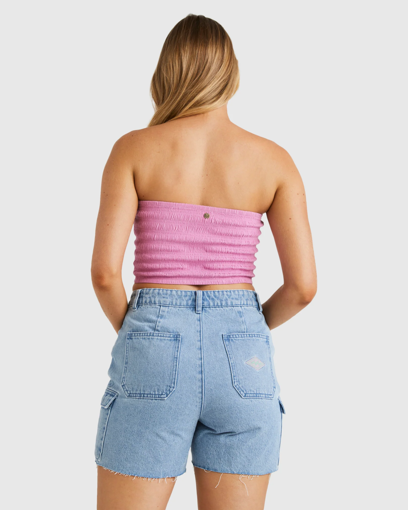 Womens Beach Babe Crop Top - Image 3