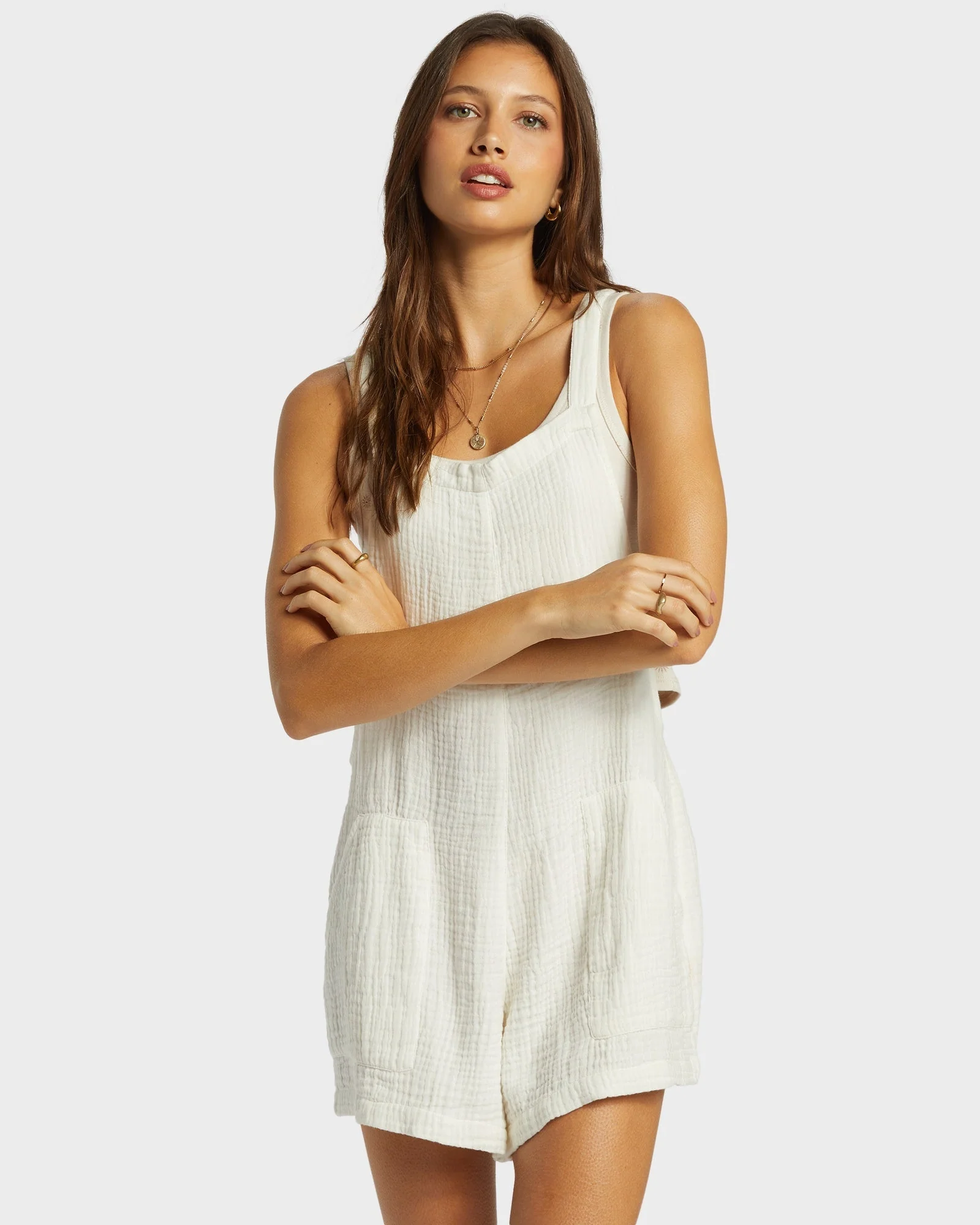 Womens Beach Crush Overalls