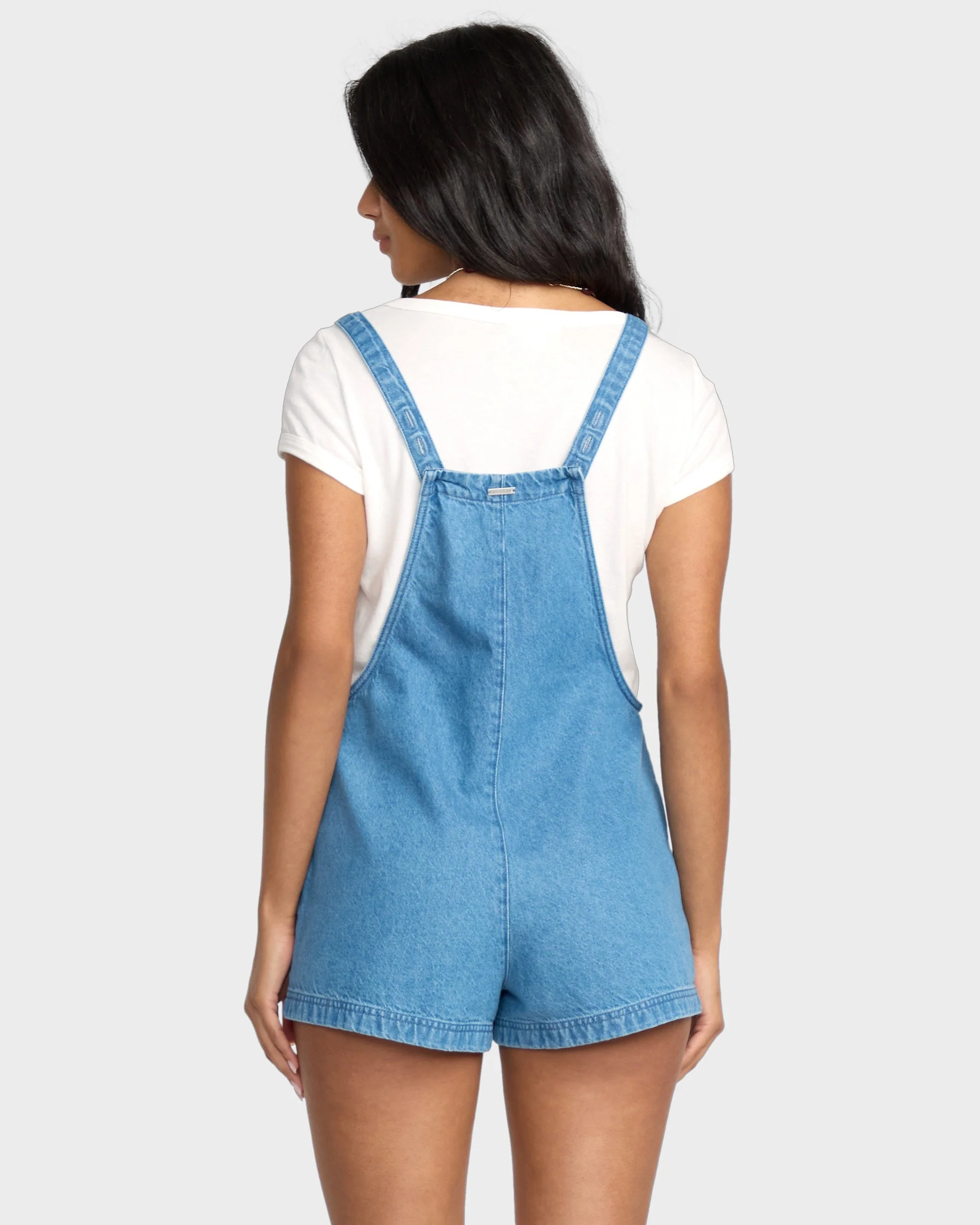 Womens Beach Crush Denim Overalls - Image 3