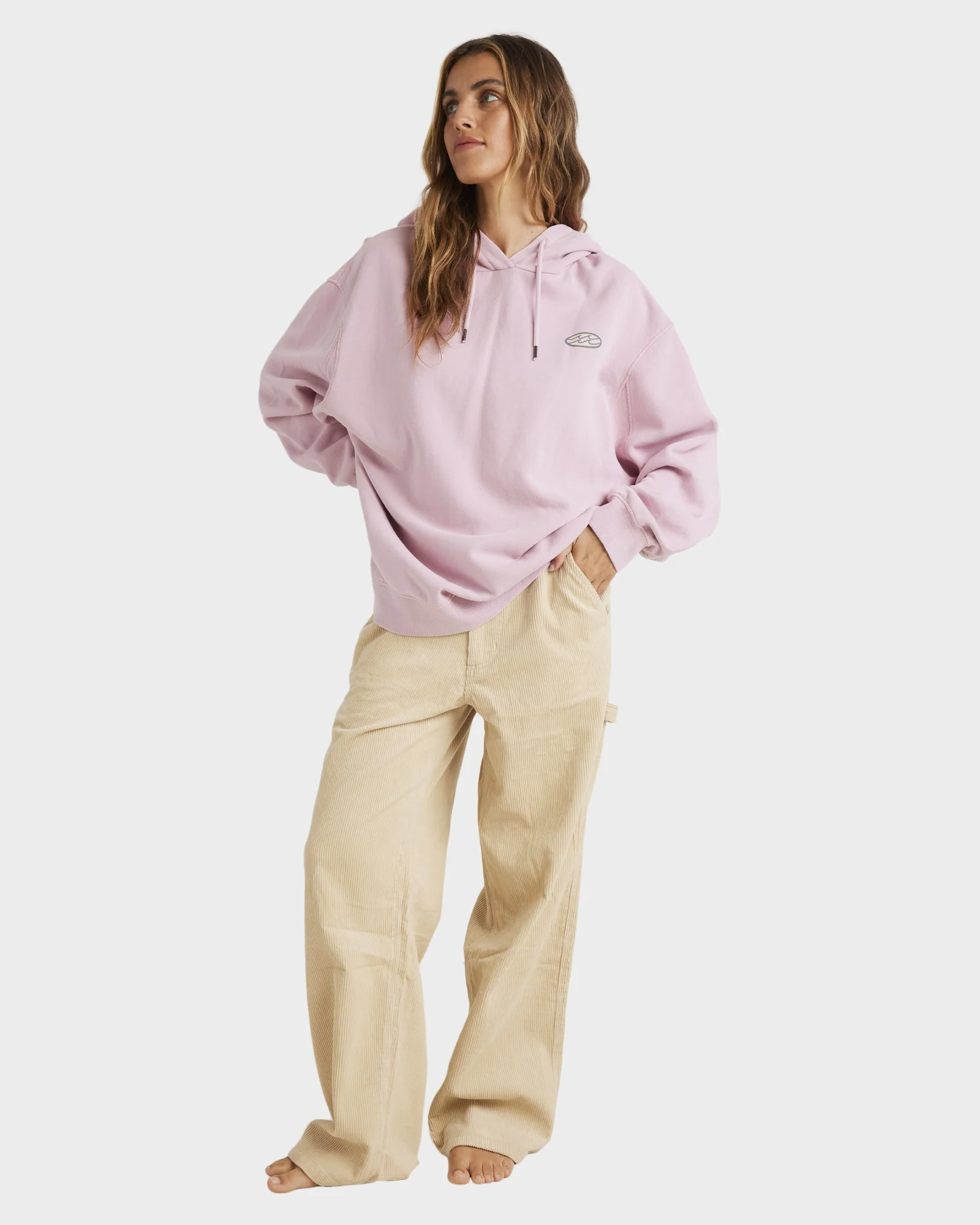 Womens Beach Tour Hood Pullover Hoodie - Image 5