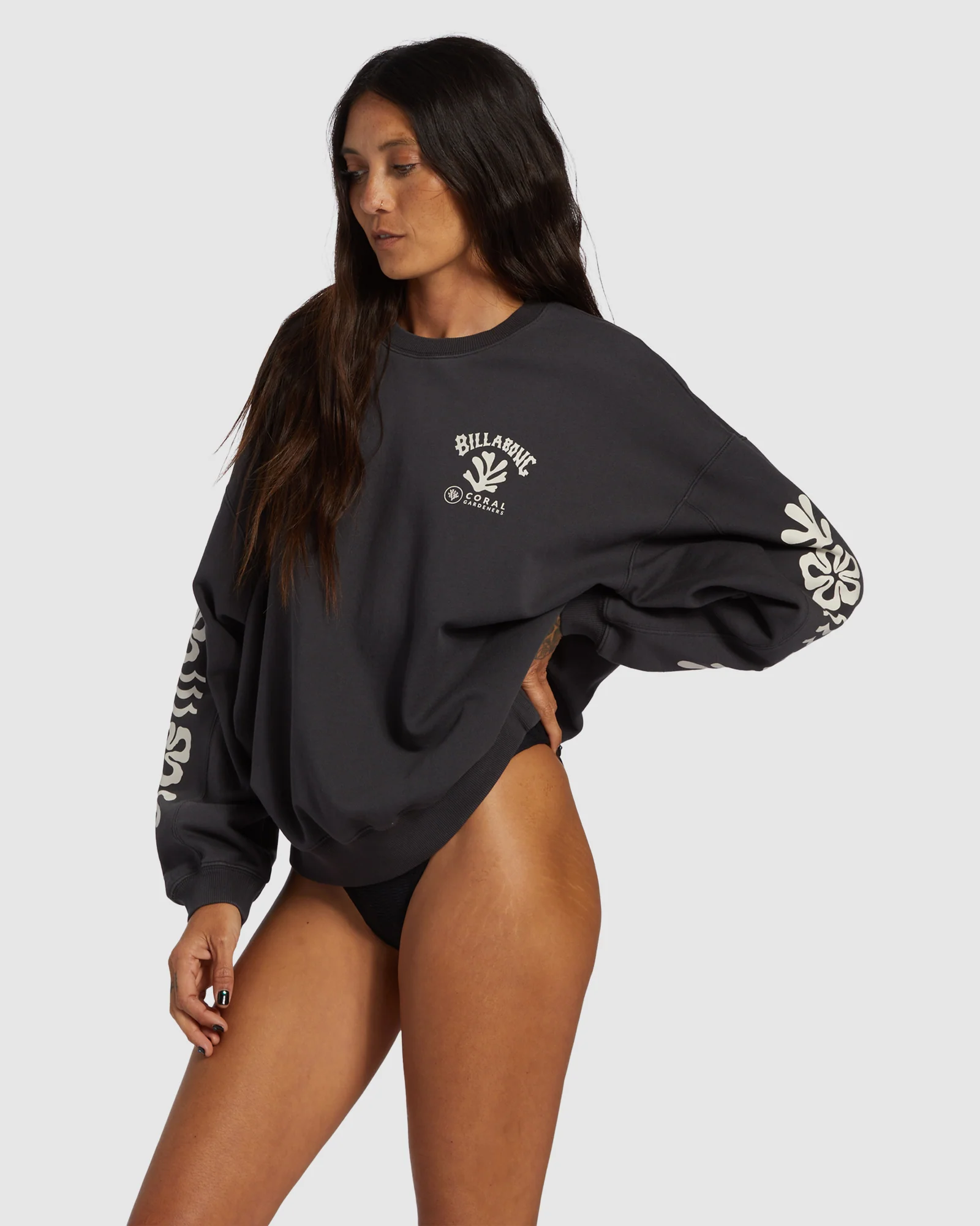 Womens Beyond The Reef Crew Neck - Image 2