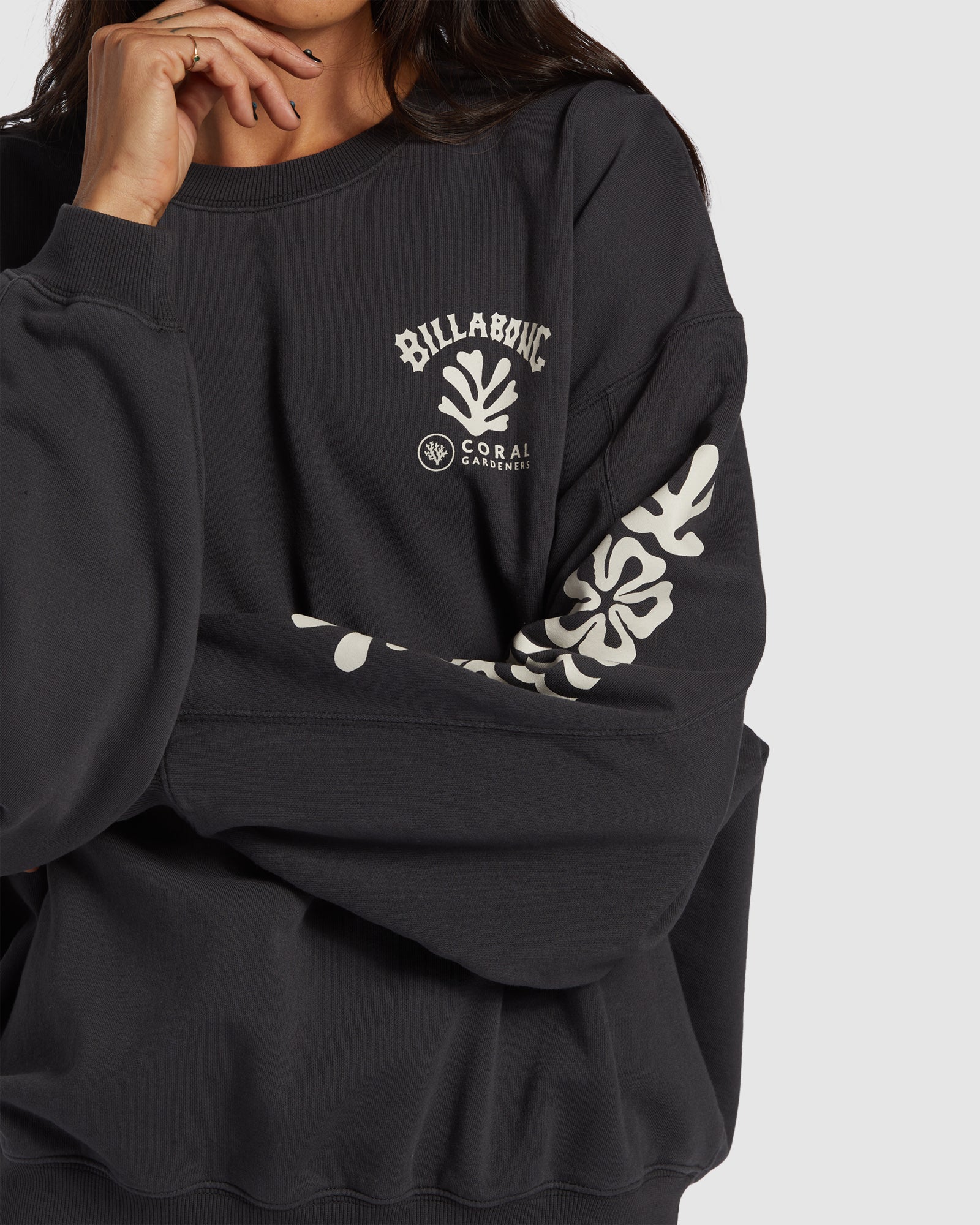 Womens Beyond The Reef Crew Neck - Image 4