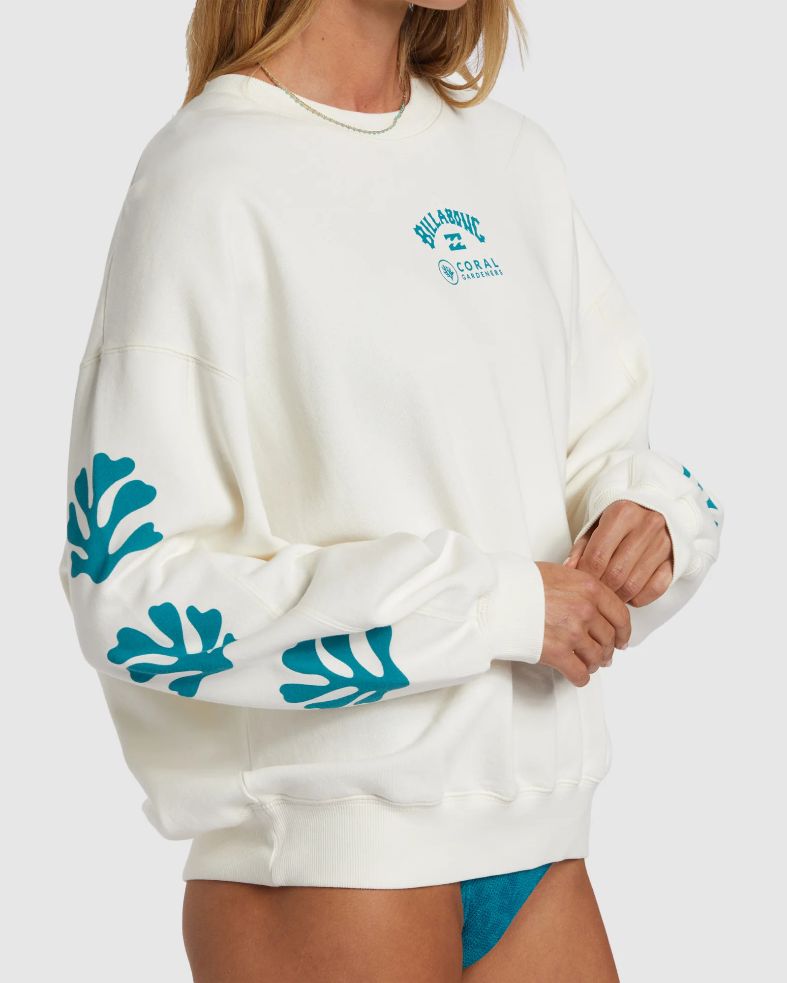 Womens Beyond The Reef Crew Neck - Image 4