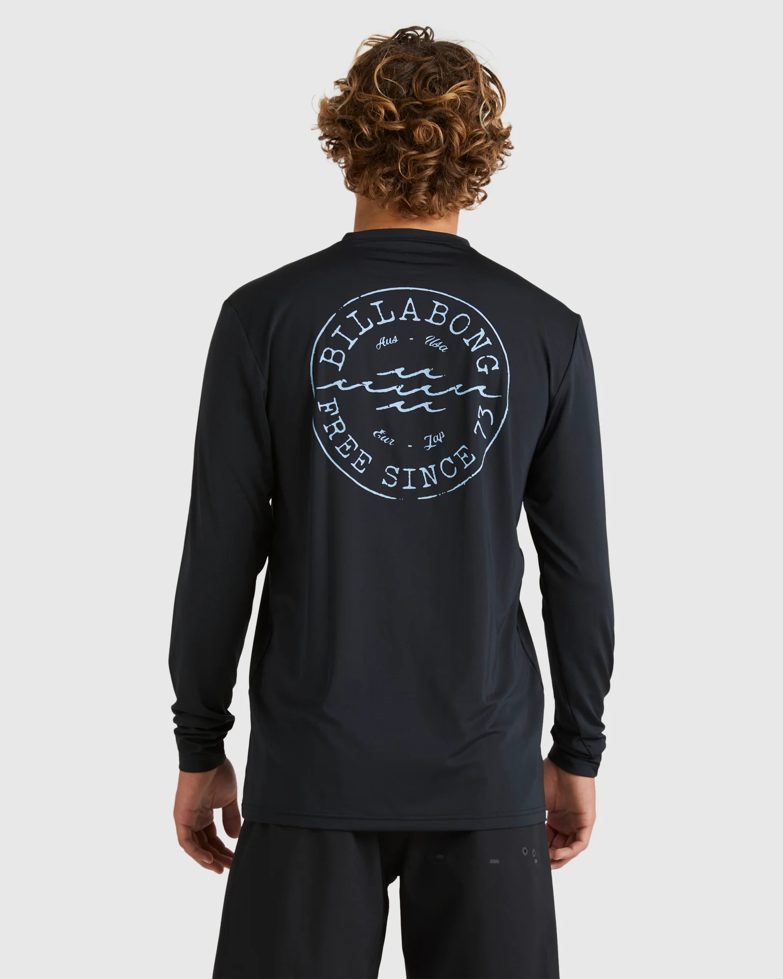 Mens Big Wave Daz Long Sleeve Long Sleeve Rash Vest - Image 3