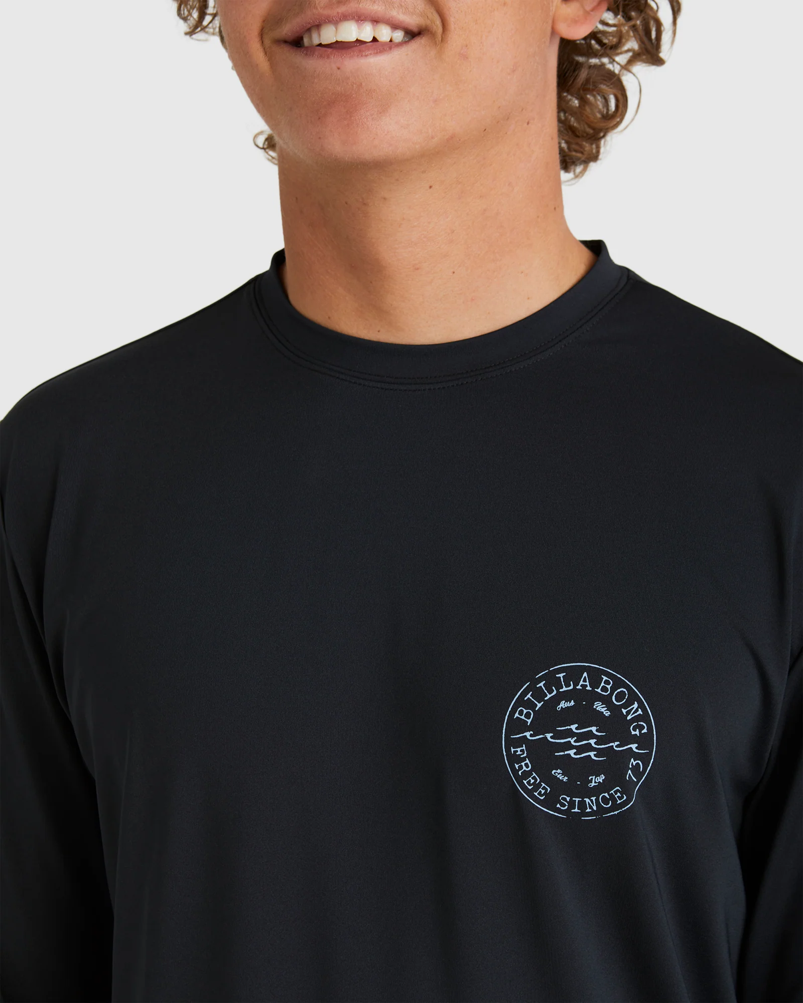 Mens Big Wave Daz Long Sleeve Long Sleeve Rash Vest - Image 4