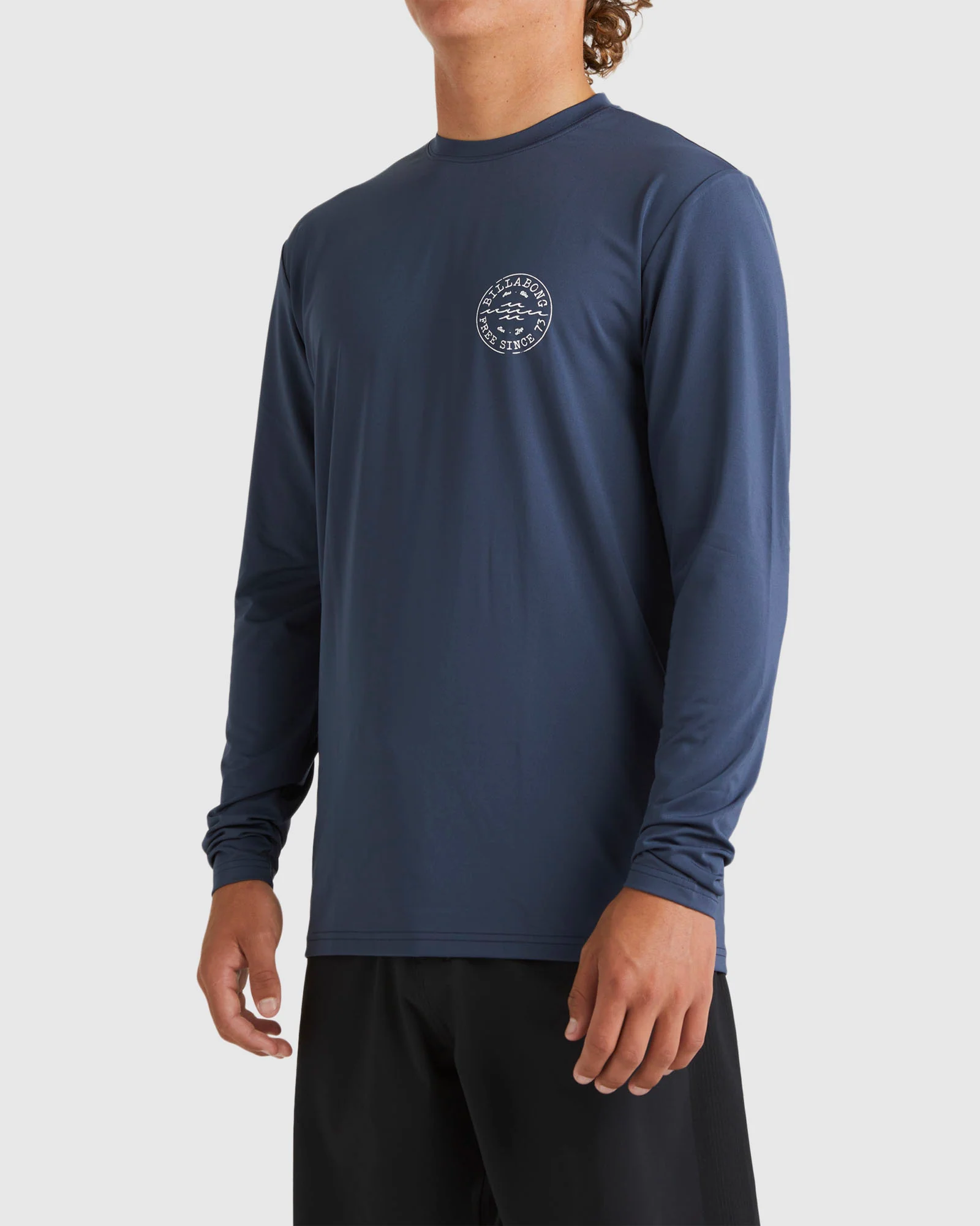 Mens Big Wave Daz Long Sleeve Rash Vest - Image 2