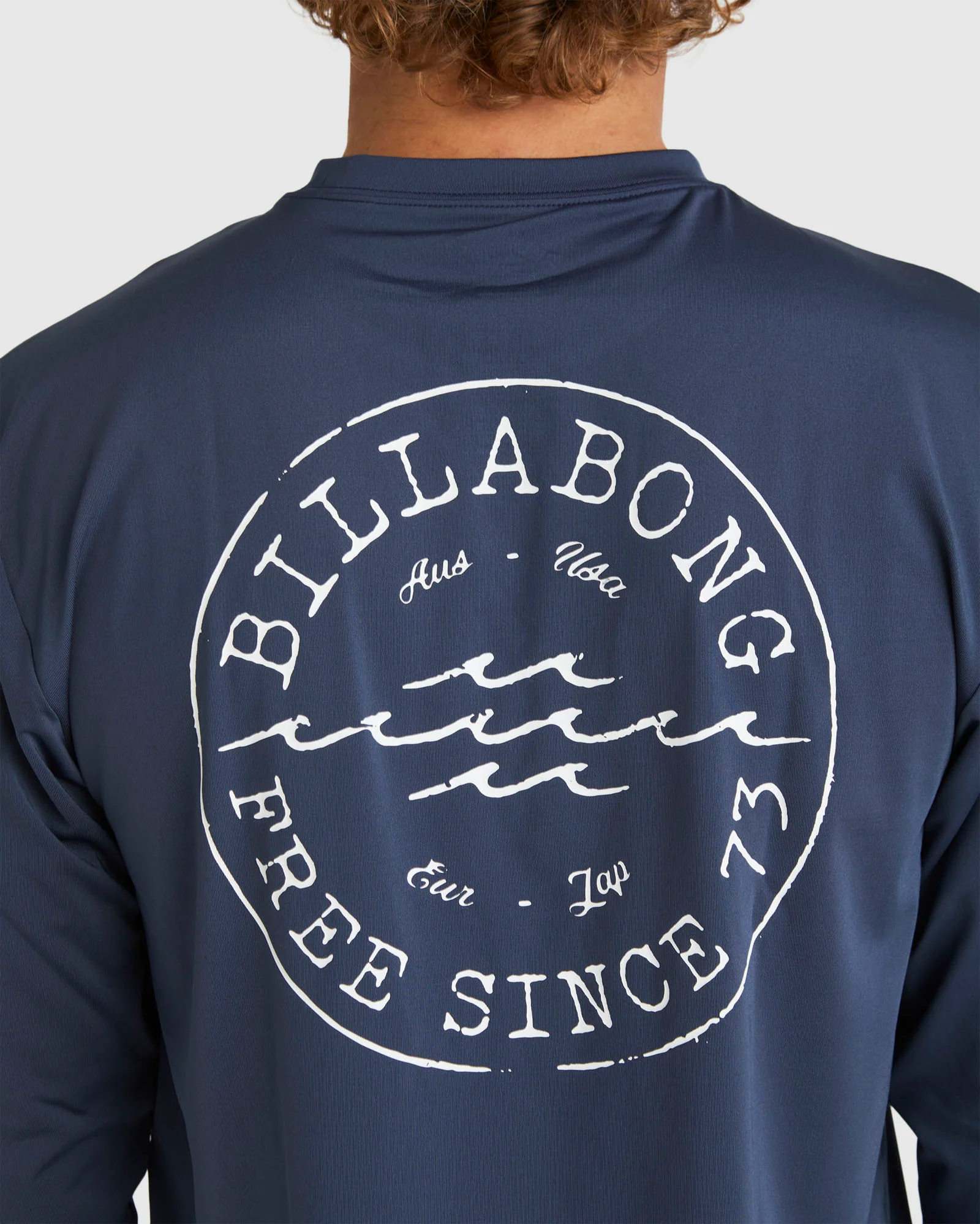 Mens Big Wave Daz Long Sleeve Rash Vest - Image 4