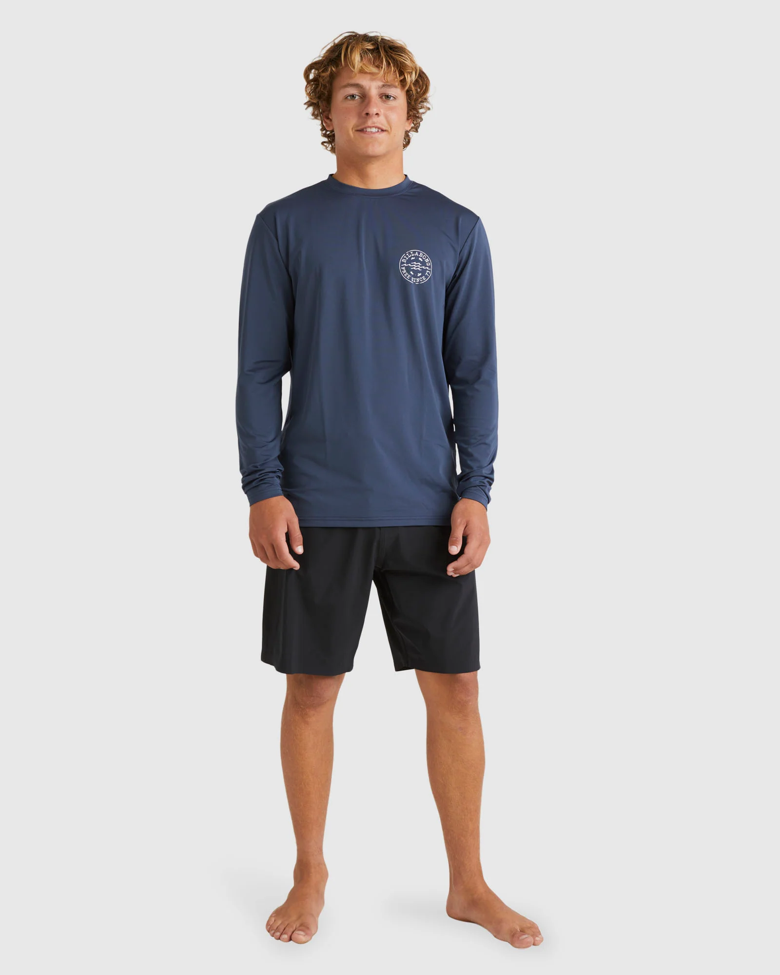 Mens Big Wave Daz Long Sleeve Rash Vest - Image 5