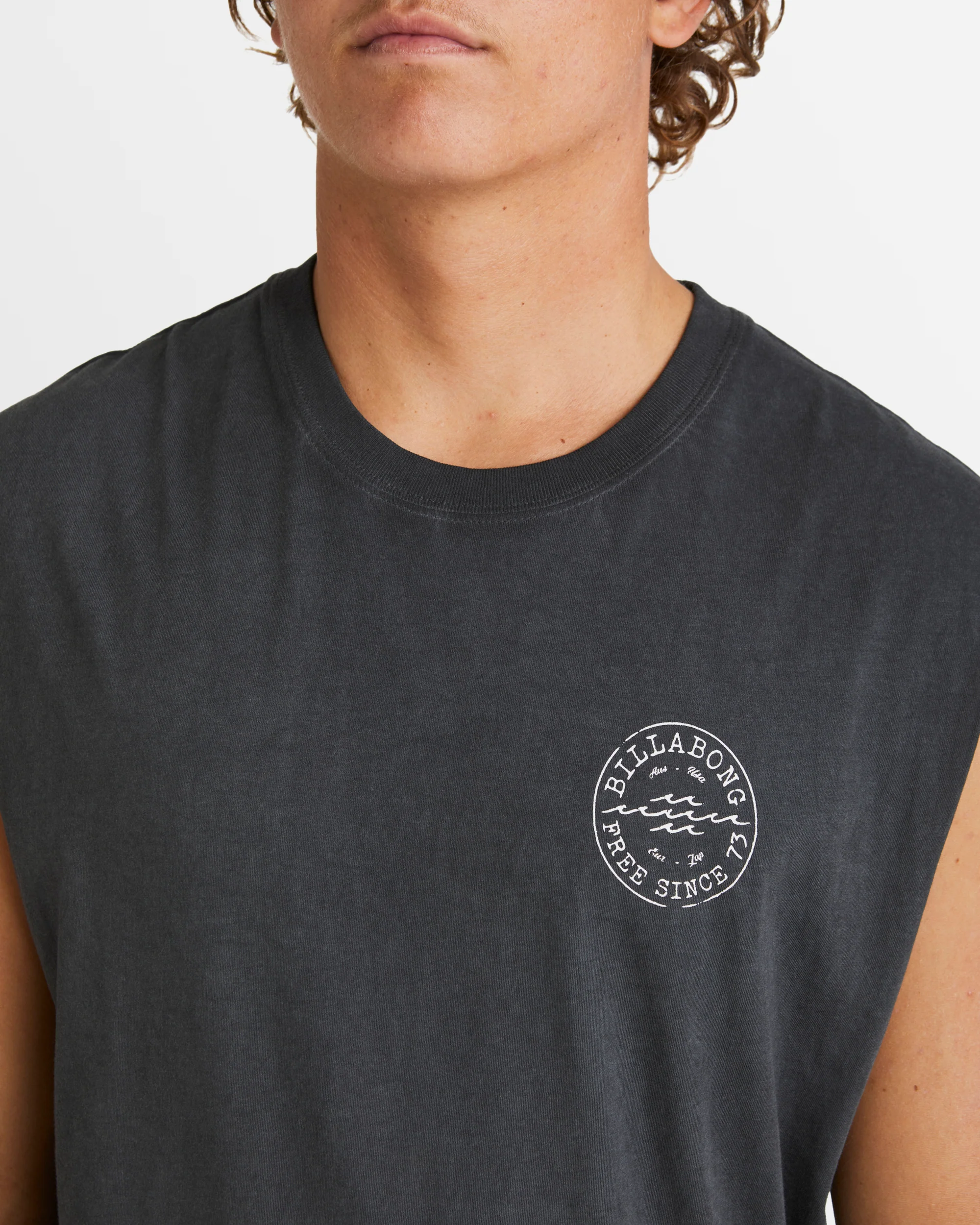 Mens Big Wave Daz Muscle Top - Image 4