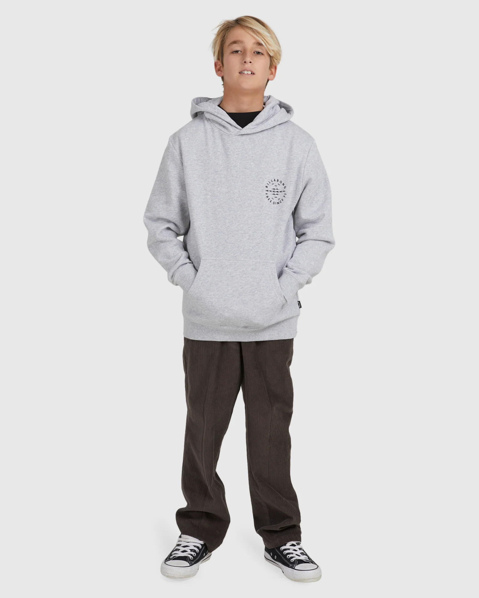 Boys 8-16 Big Wave Daz Pullover Hoodie - Image 5