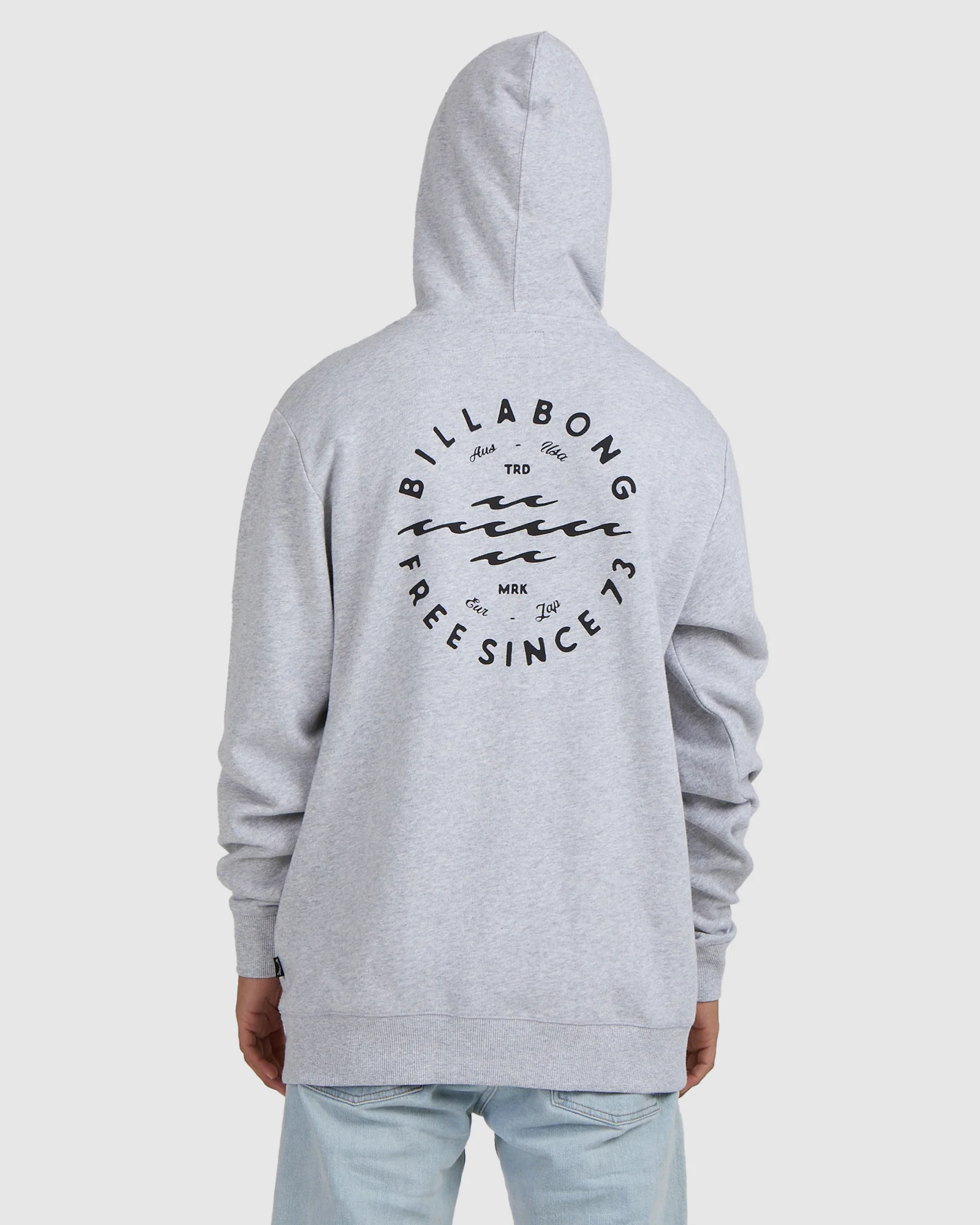 Mens Big Wave Daz Pullover Hoodie - Image 3