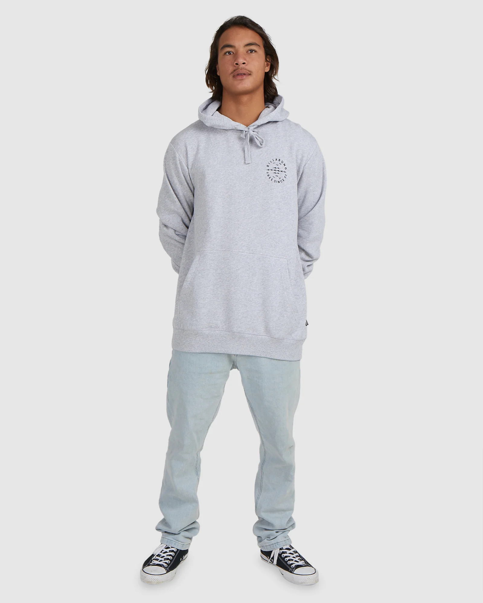 Mens Big Wave Daz Pullover Hoodie - Image 5