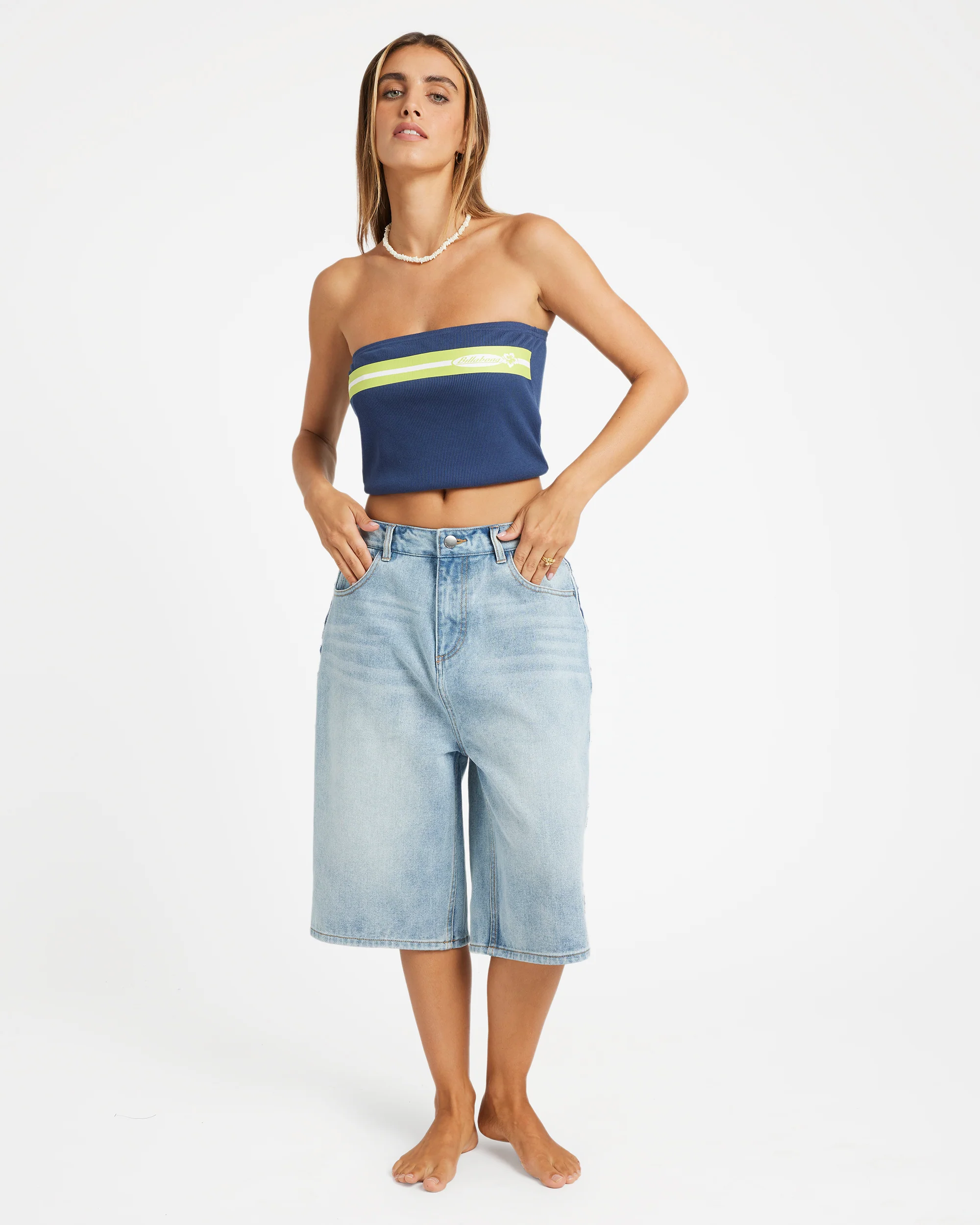 Womens Billa Rule Denim Jorts - Image 5