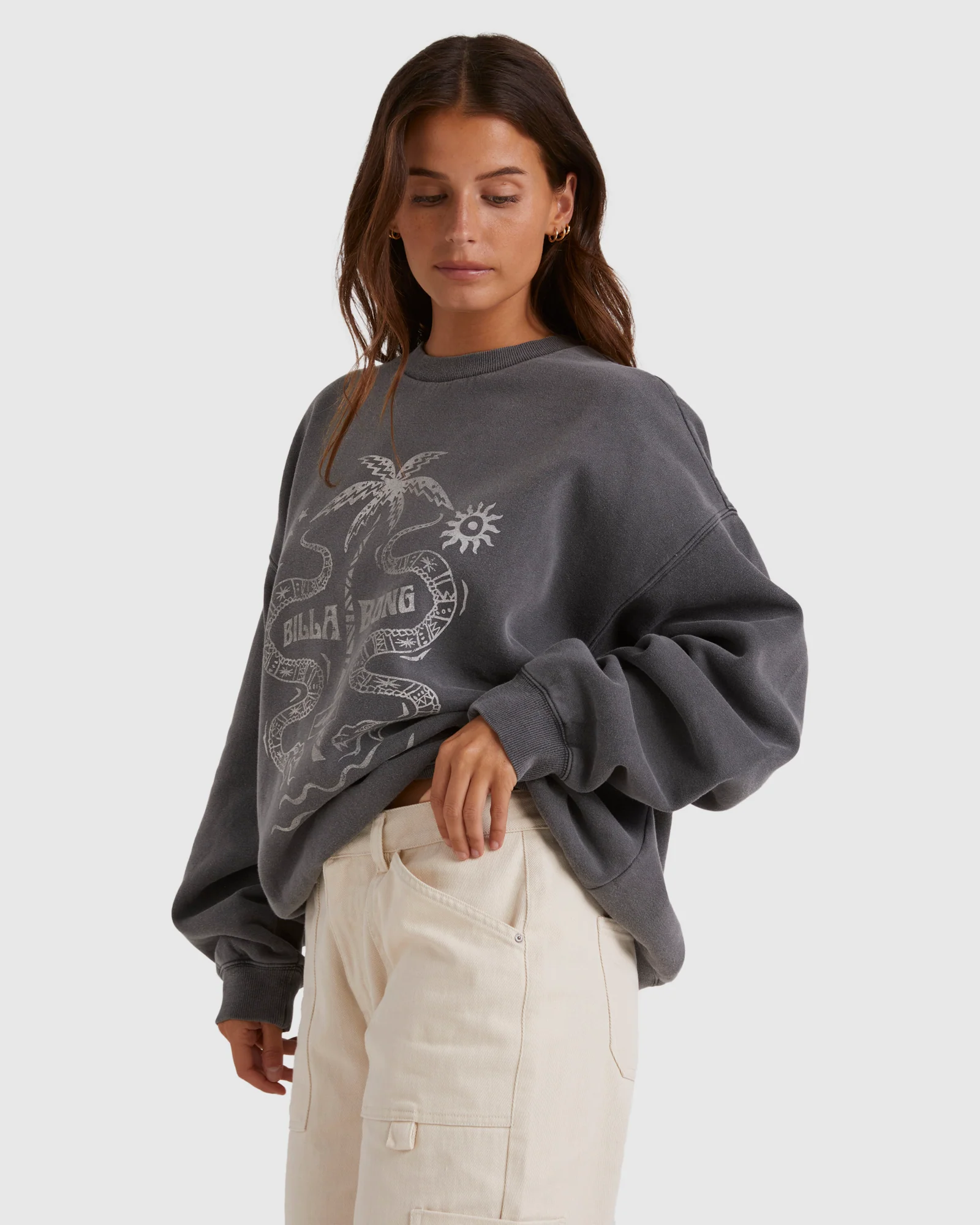 Womens Bite Me Canyon Crew Neck - Image 2