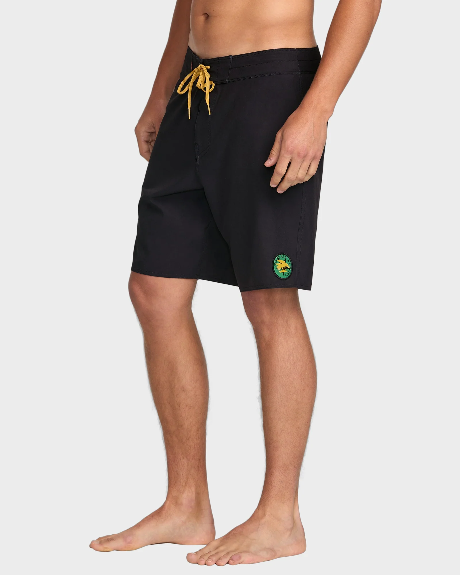 Mens Black Star Surf Pro 18.5" Boardshorts - Image 2