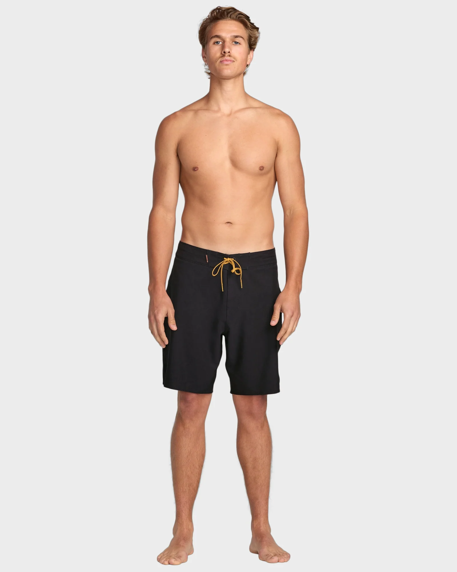 Mens Black Star Surf Pro 18.5" Boardshorts - Image 5