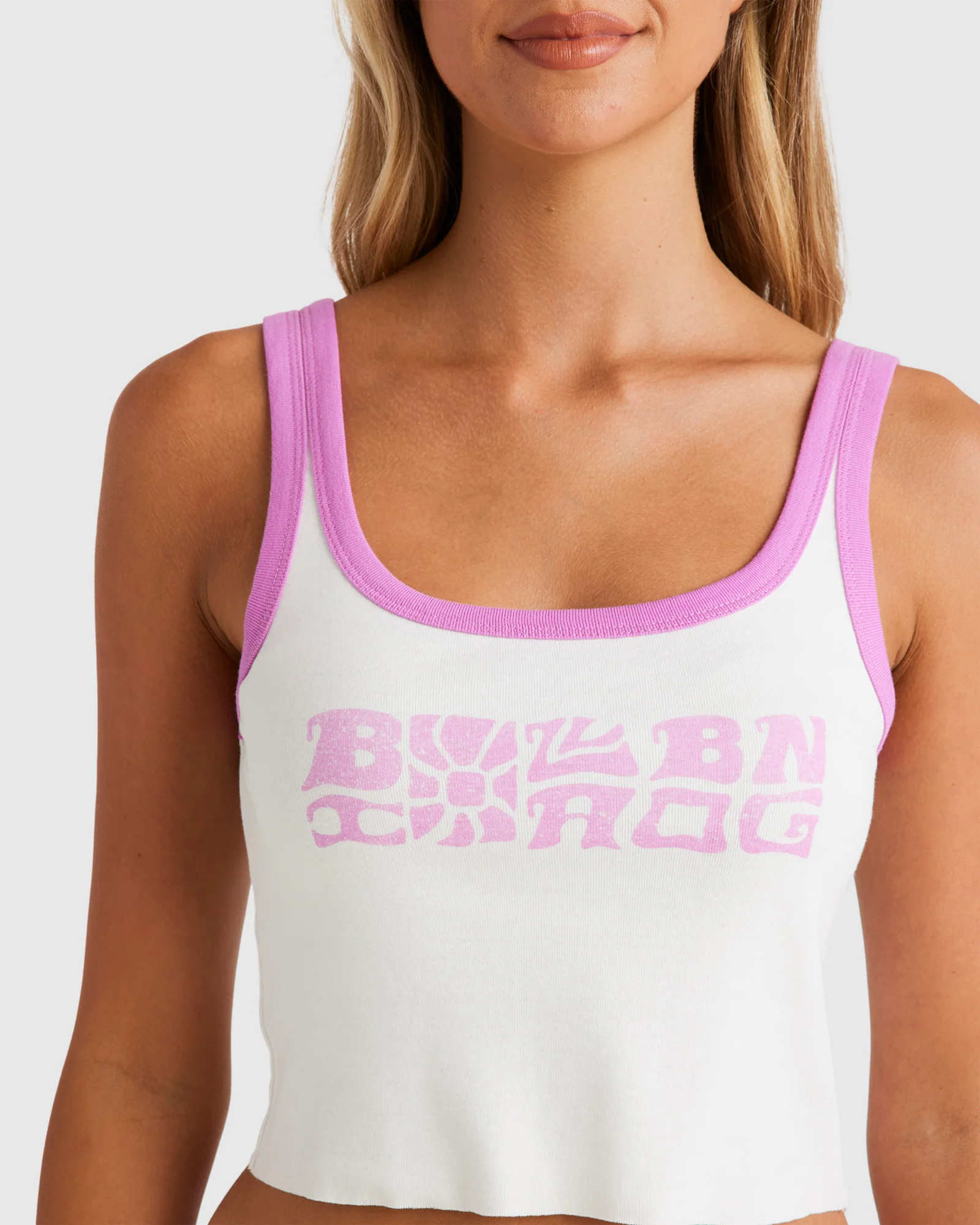Womens Blocky Sun Tank Top - Image 4