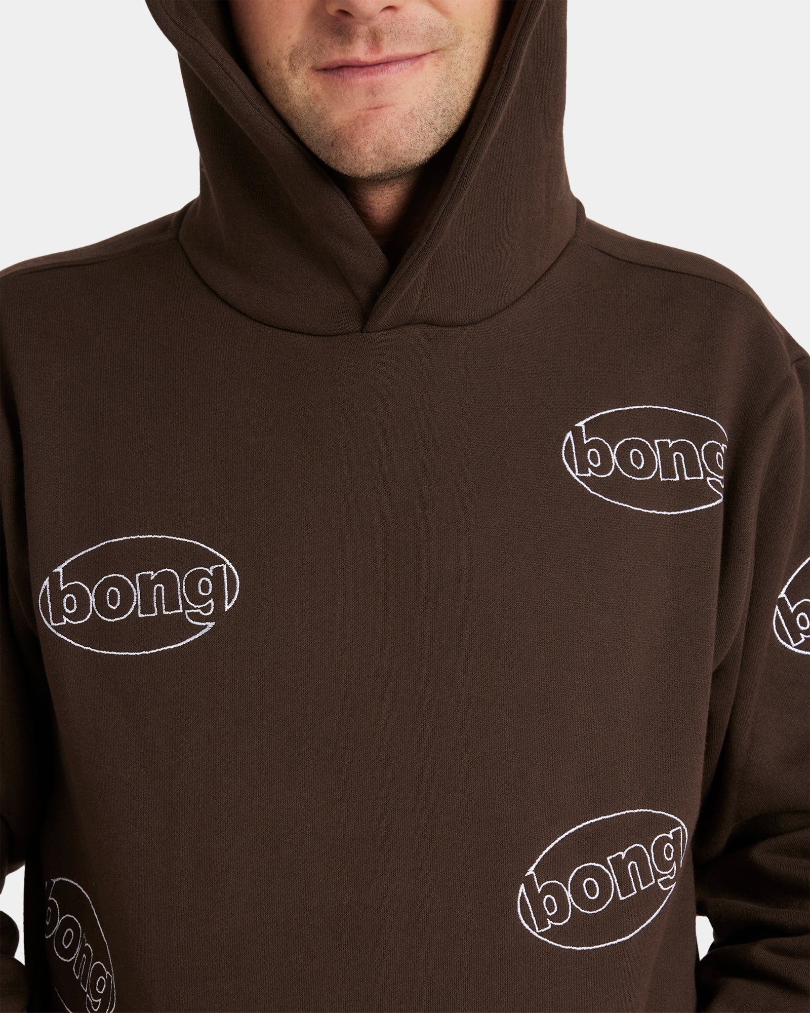 Mens Bong All Over Pullover Hoodie - Image 3