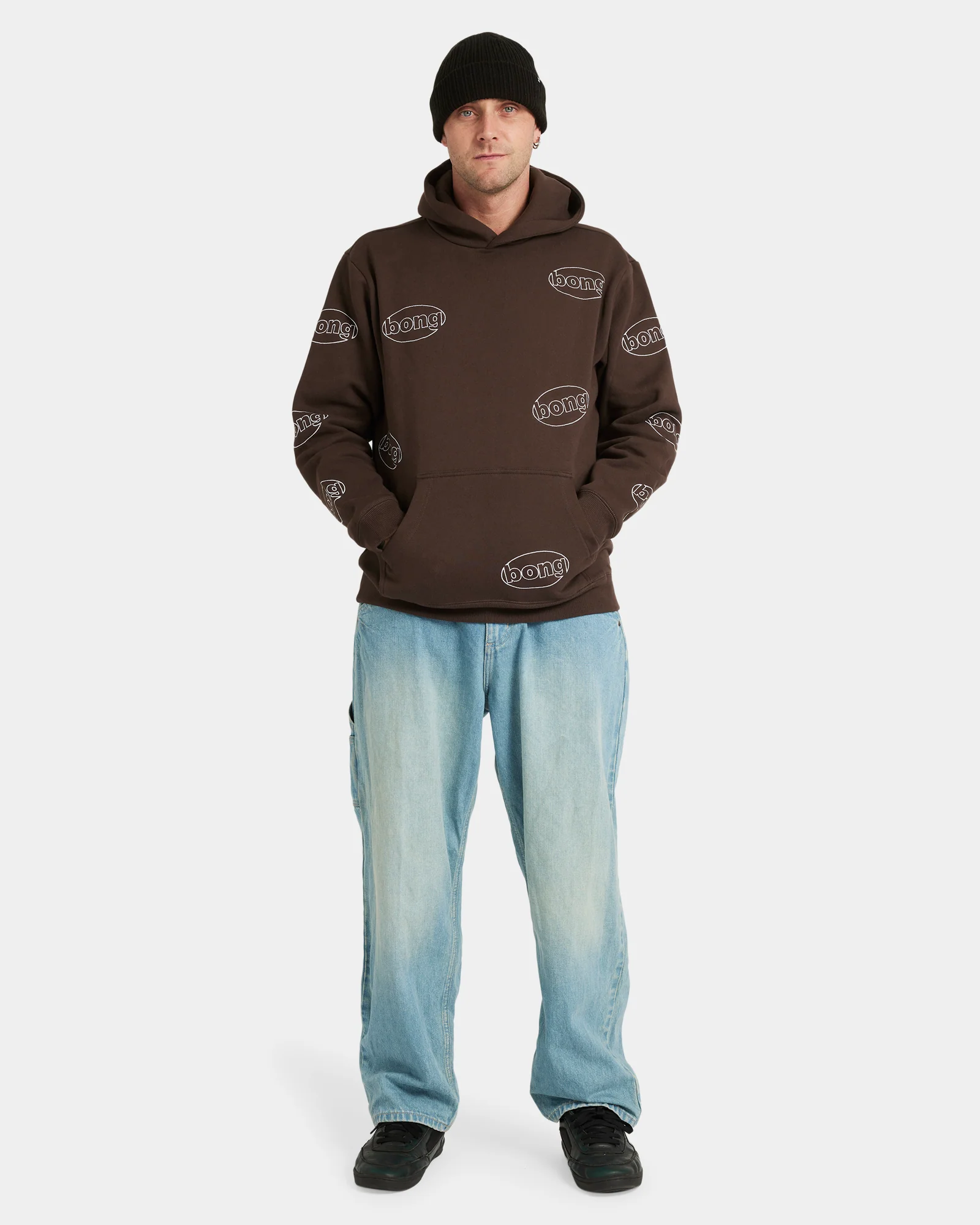 Mens Bong All Over Pullover Hoodie - Image 5