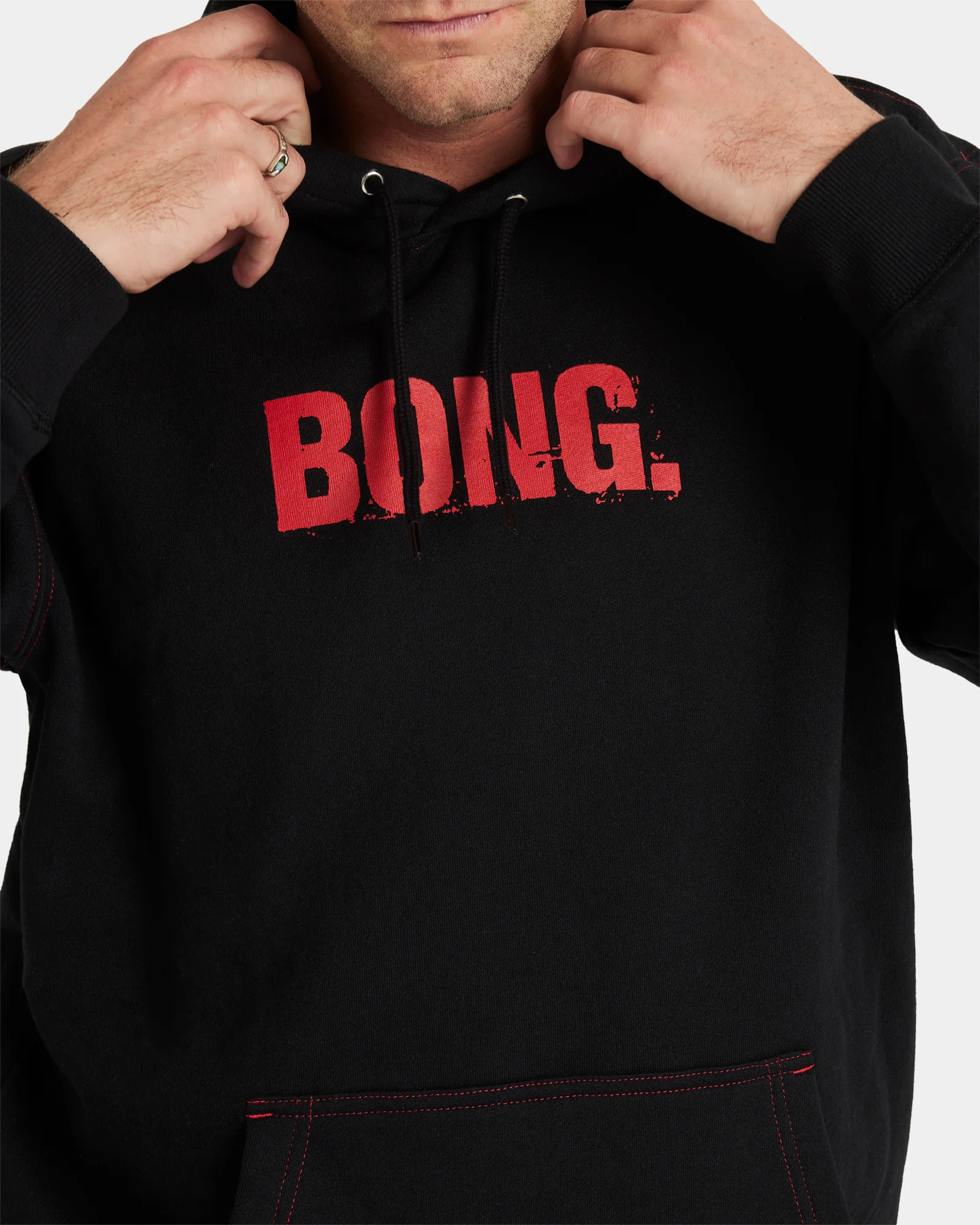 Mens Bong Core Pullover Hoodie - Image 3