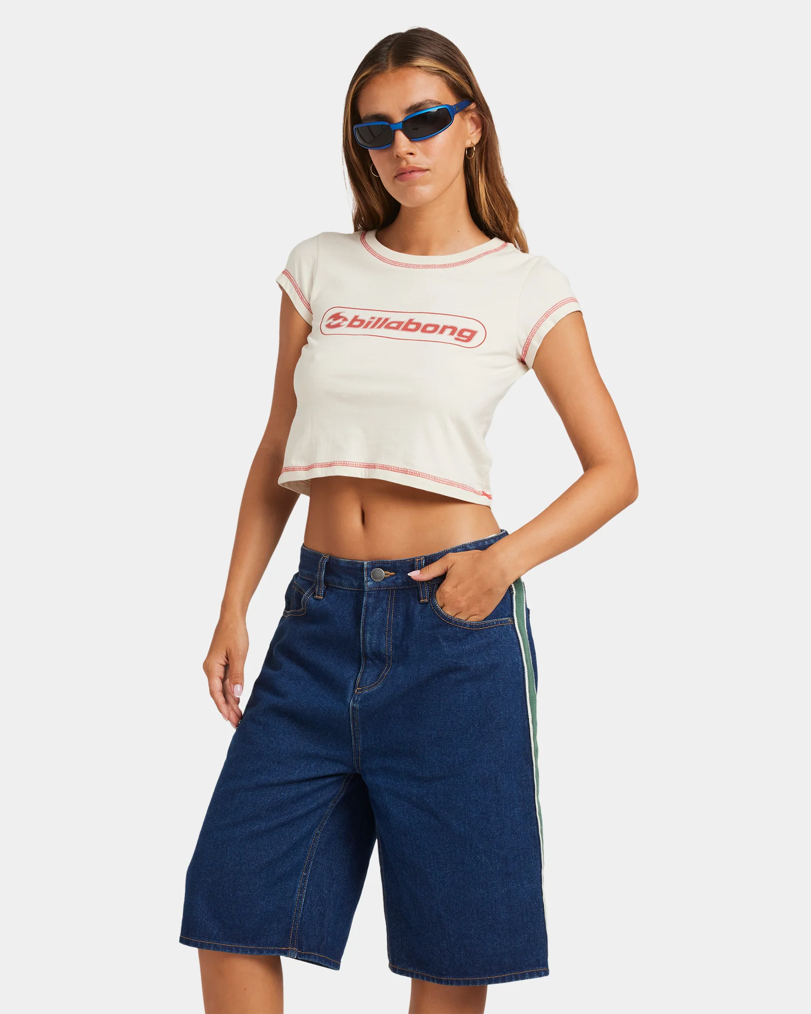 Womens Bong Rule Jorts - Image 2