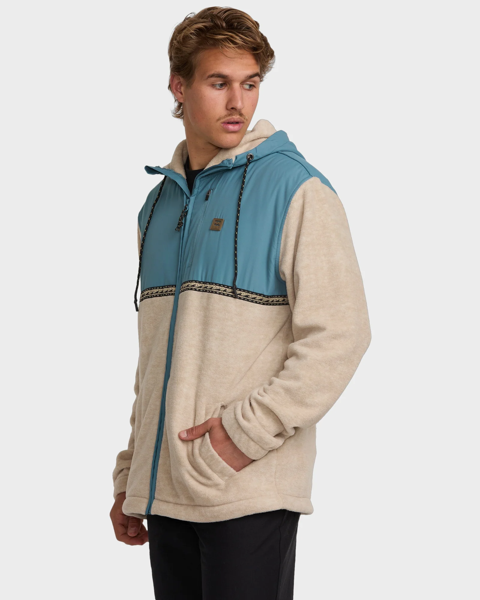 Mens Boundary Lite Zip-Up Hoodie - Image 2