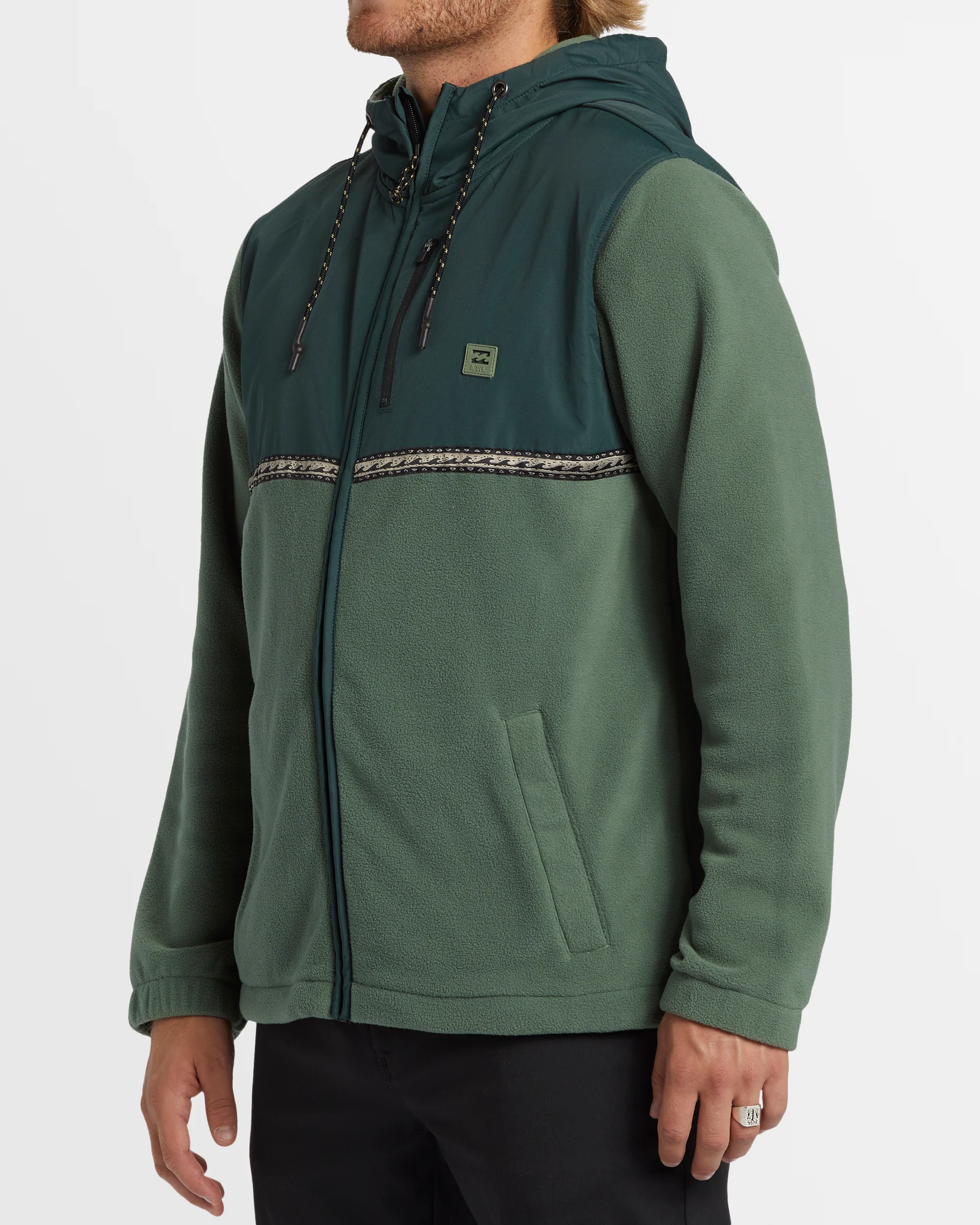 Mens Boundary Lite Zip Up Hoodie - Image 2