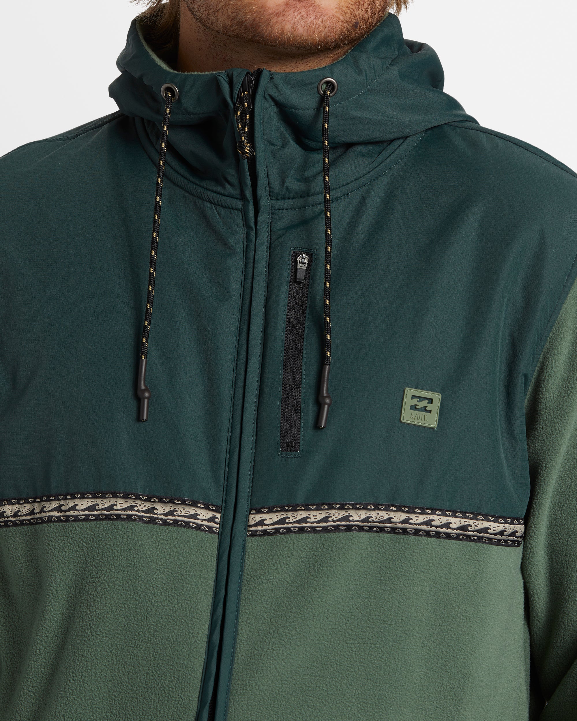 Mens Boundary Lite Zip Up Hoodie - Image 5