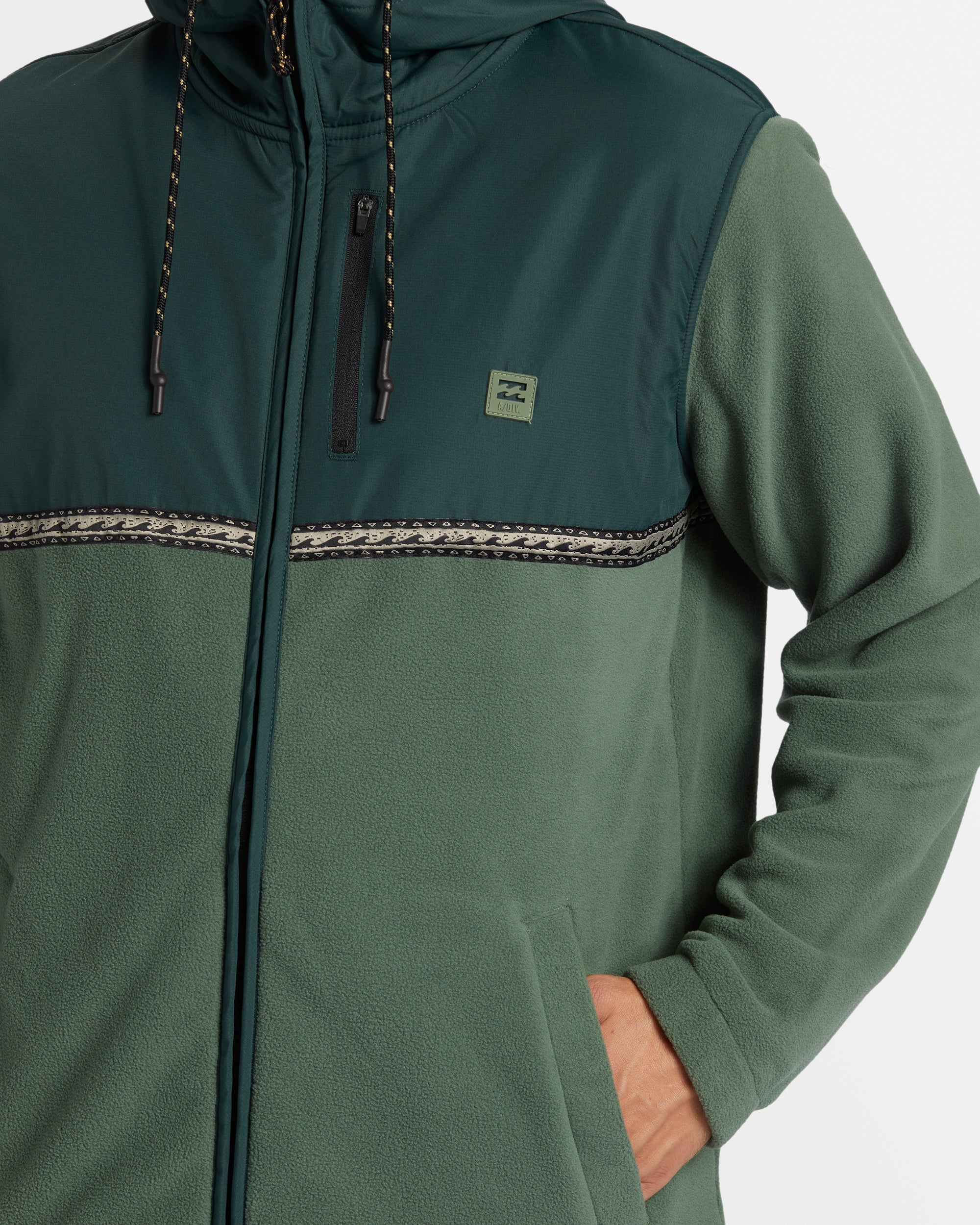 Mens Boundary Lite Zip Up Hoodie - Image 6