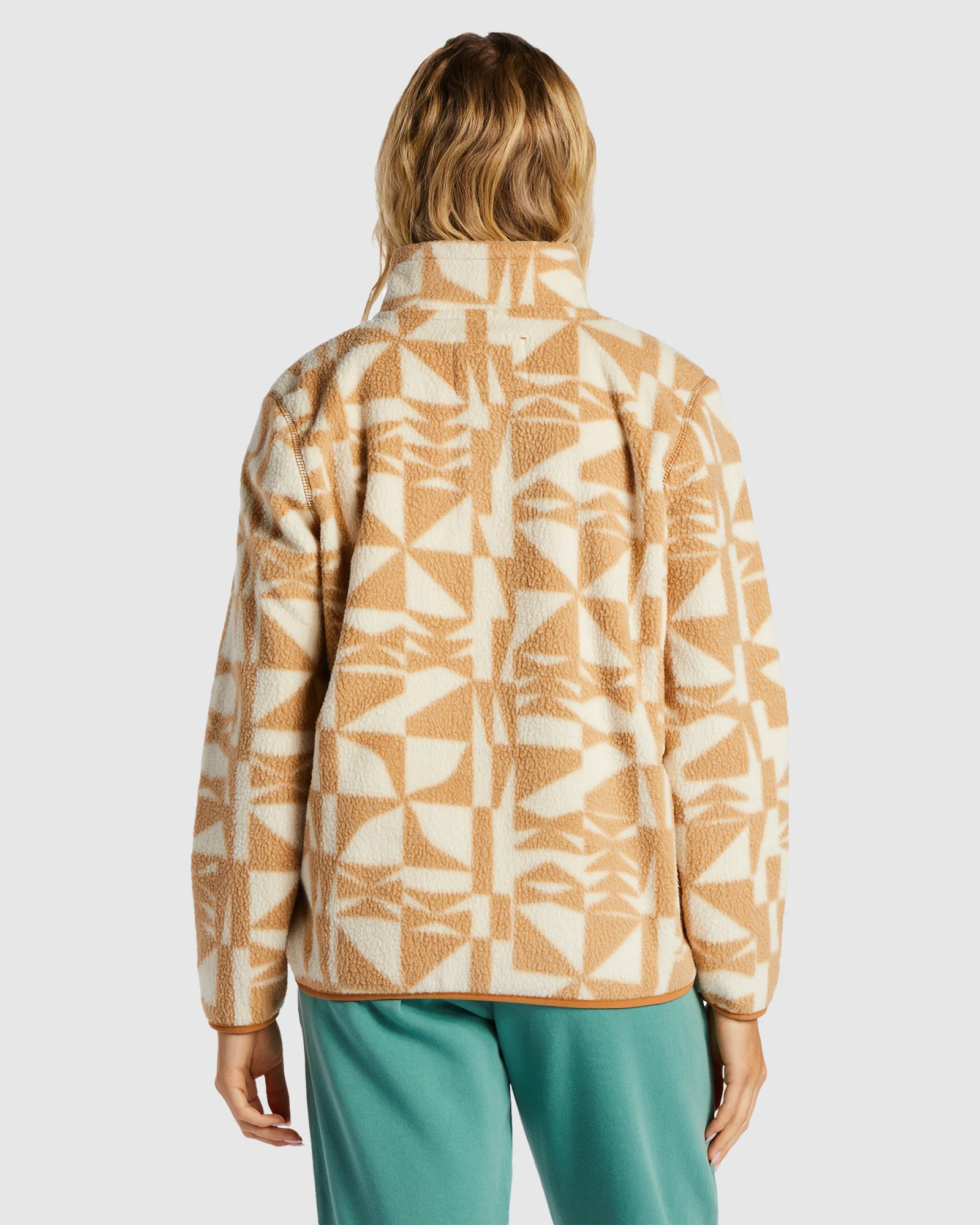 Womens Boundary Half Zip Fleece Pullover - Image 3