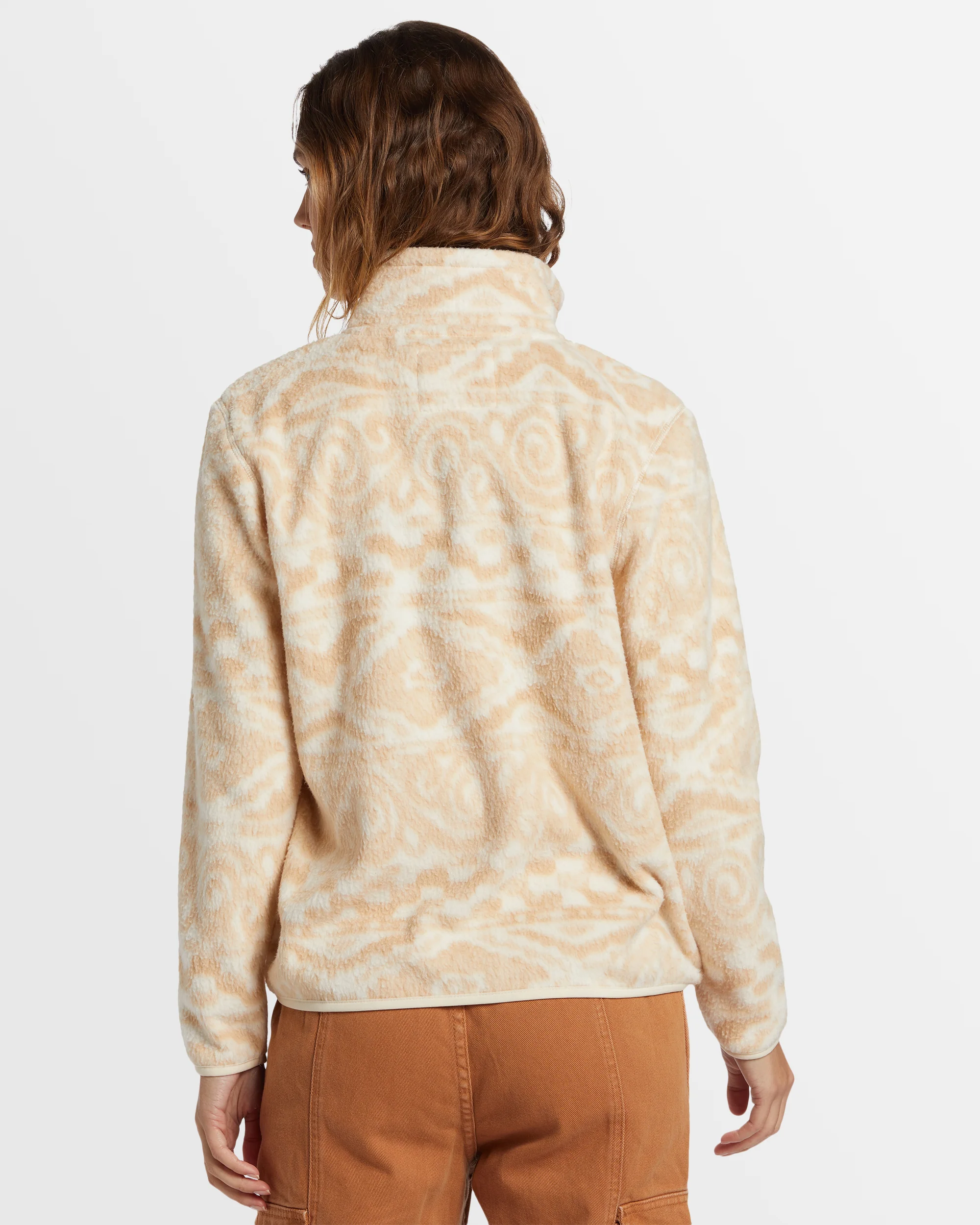 Womens Boundary Half Zip Fleece Pullover - Image 5