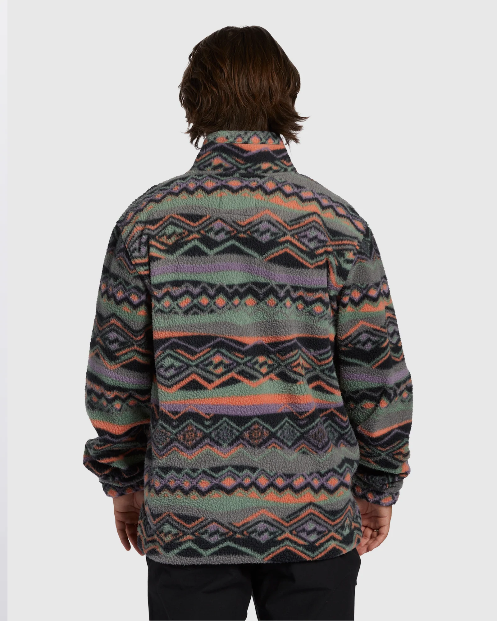 Mens A/Div Boundary Mock Neck Fleece Pullover - Image 3