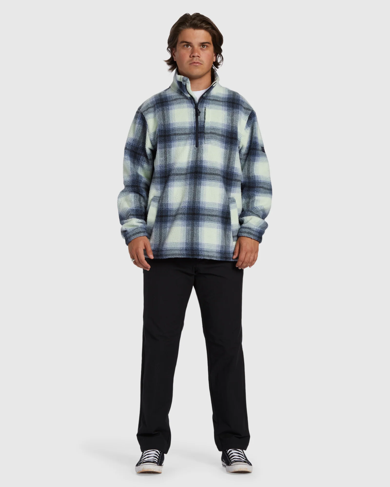 Mens A/Div Boundary Mock Neck Fleece Pullover - Image 5