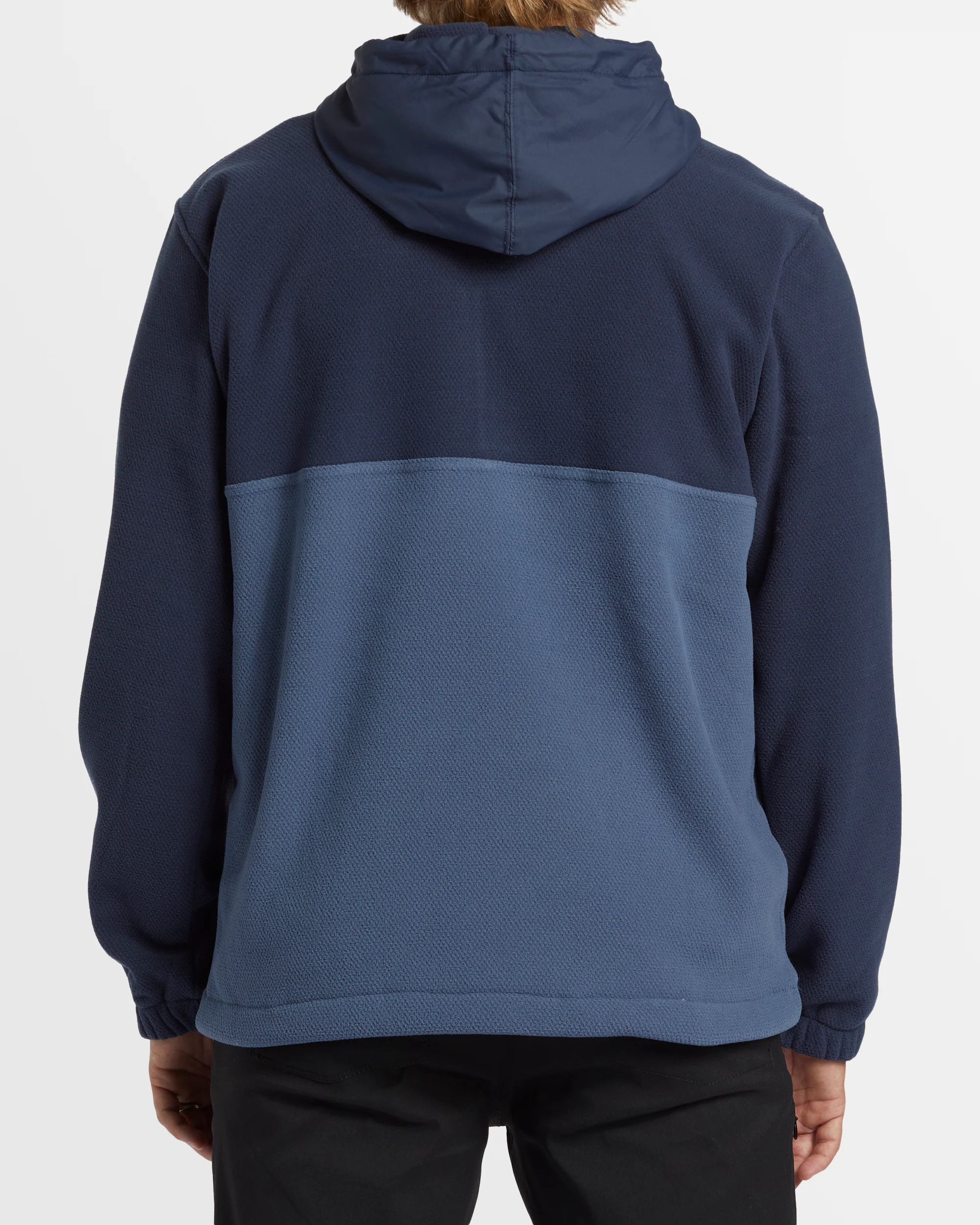 Mens A/Div Boundary Hooded Half Zip Fleece Pullover - Image 3