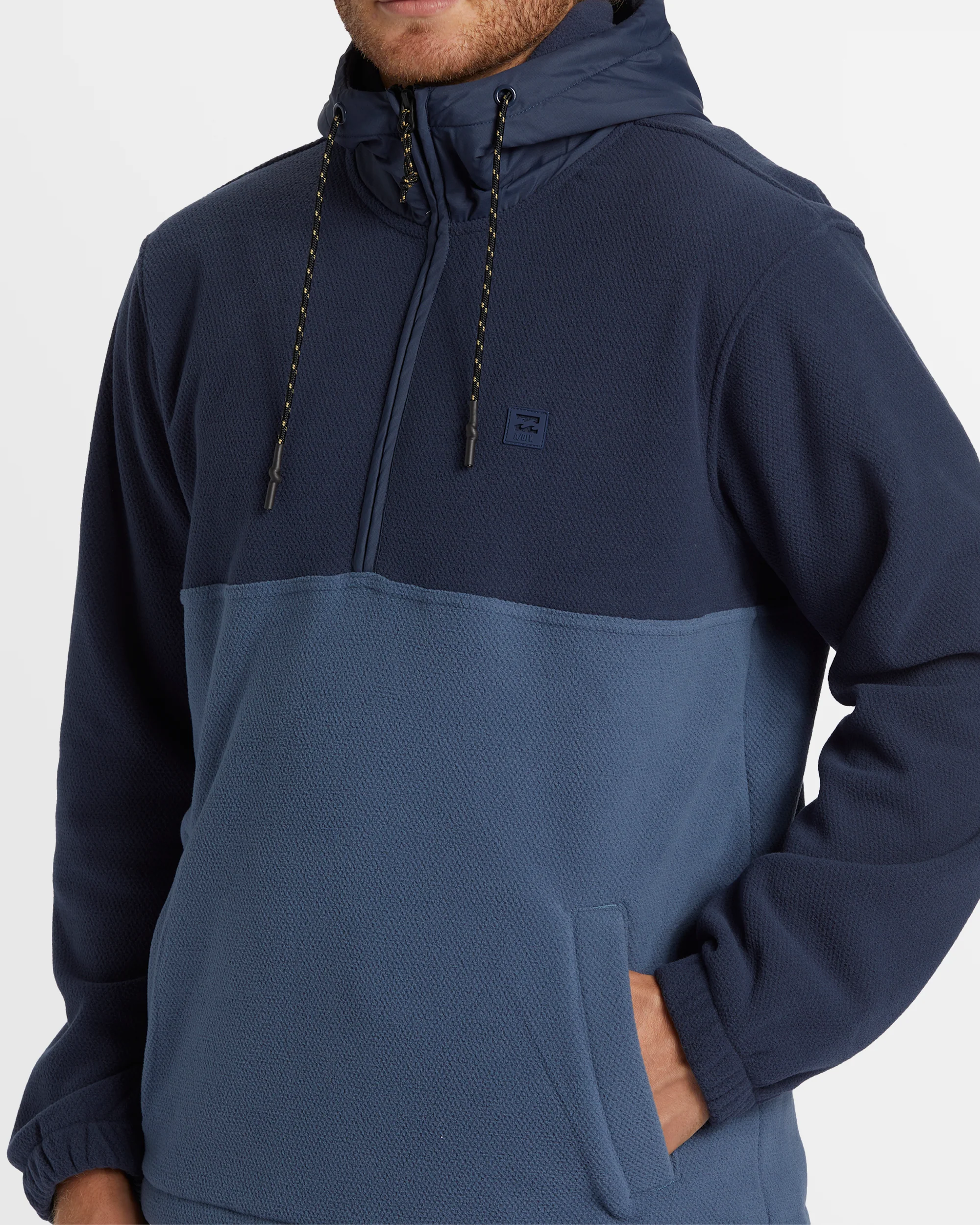 Mens A/Div Boundary Hooded Half Zip Fleece Pullover - Image 4
