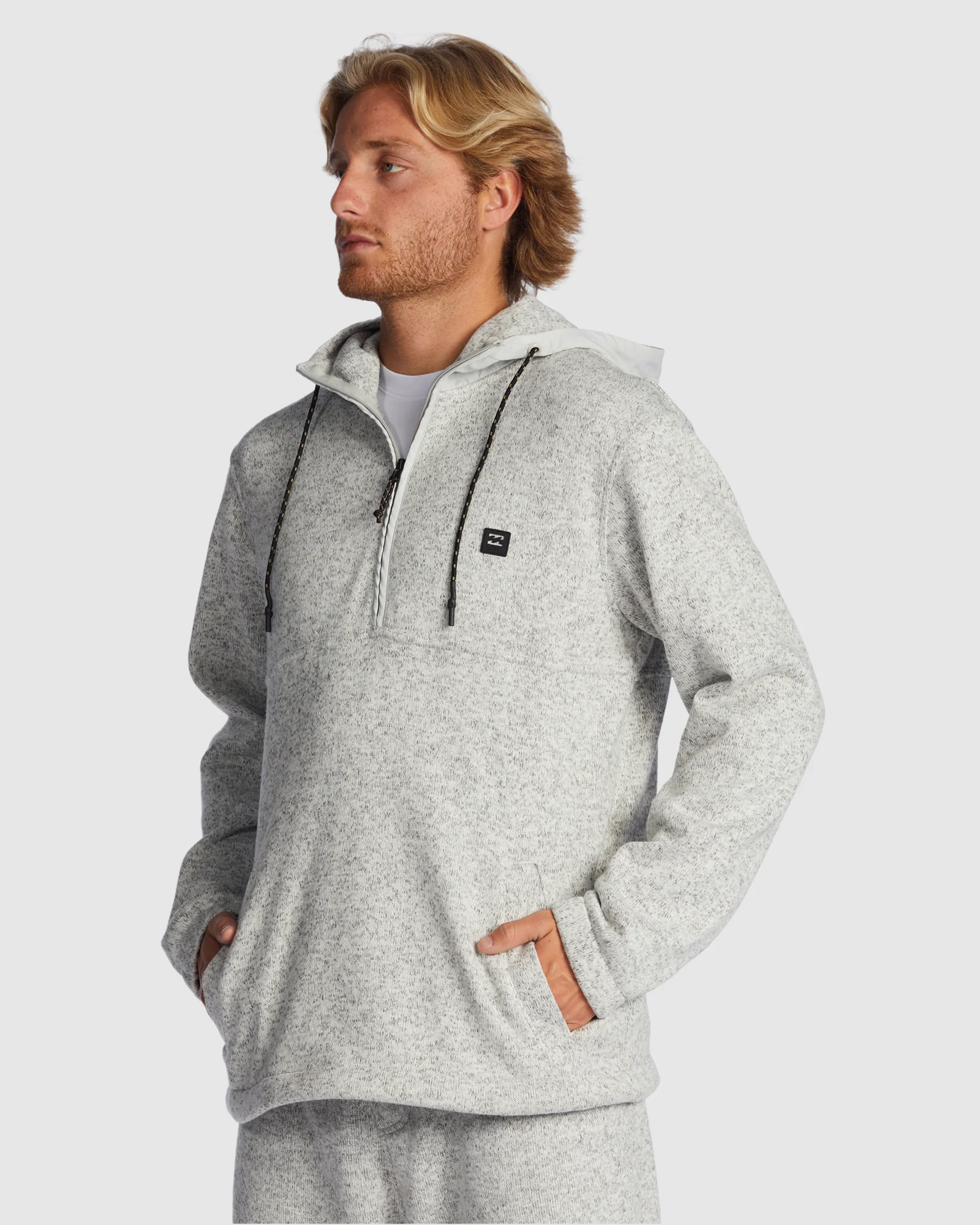 Mens A/Div Boundary Hooded Half Zip Pullover - Image 2