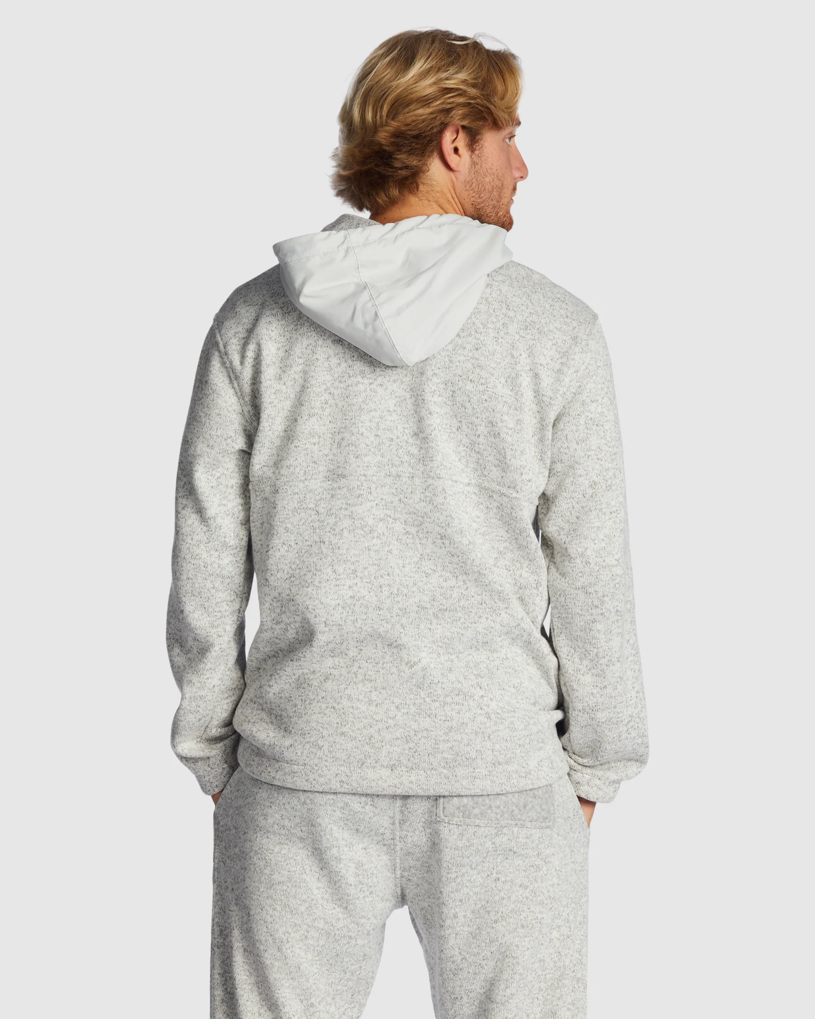 Mens A/Div Boundary Hooded Half Zip Pullover - Image 3