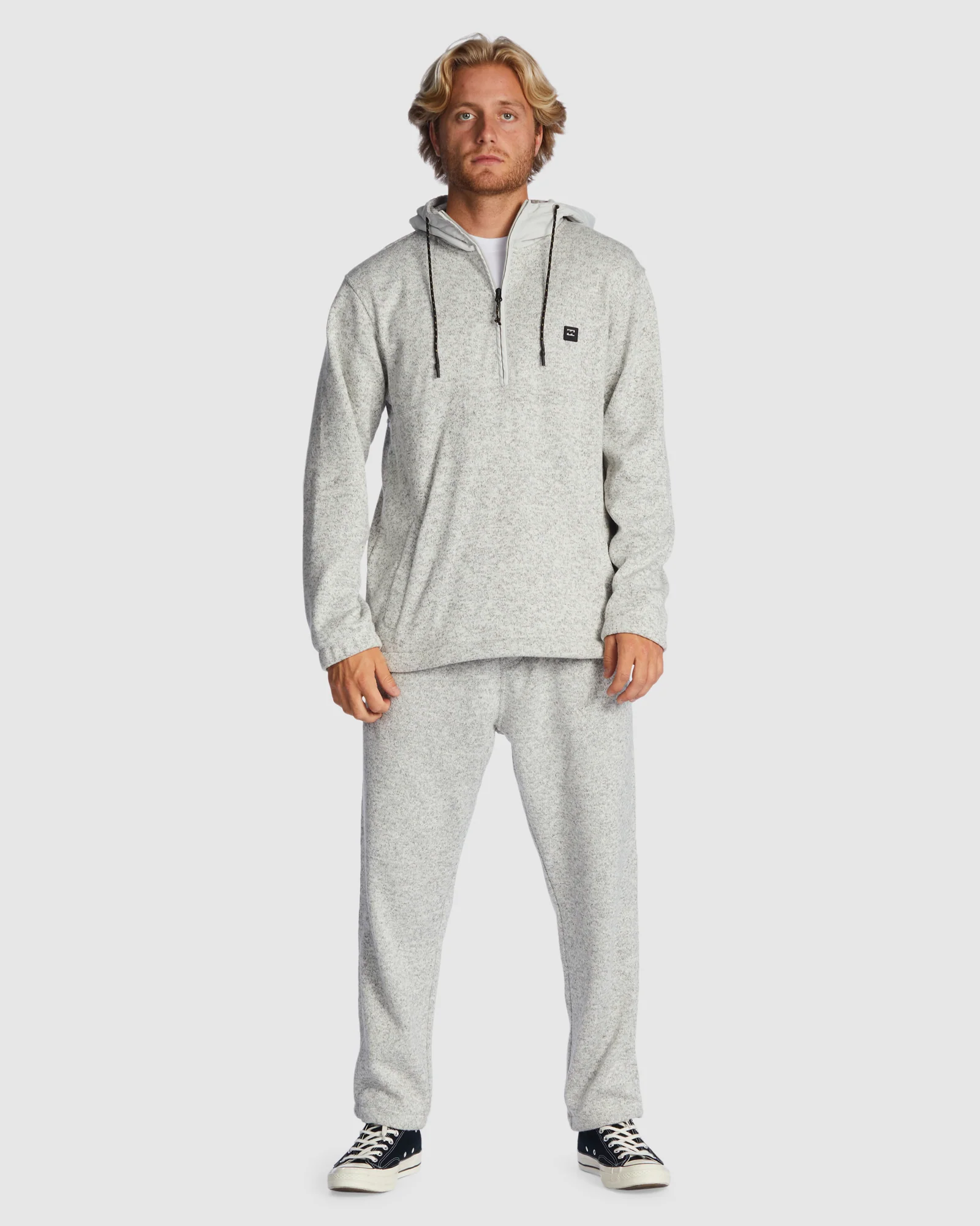 Mens A/Div Boundary Hooded Half Zip Pullover - Image 4